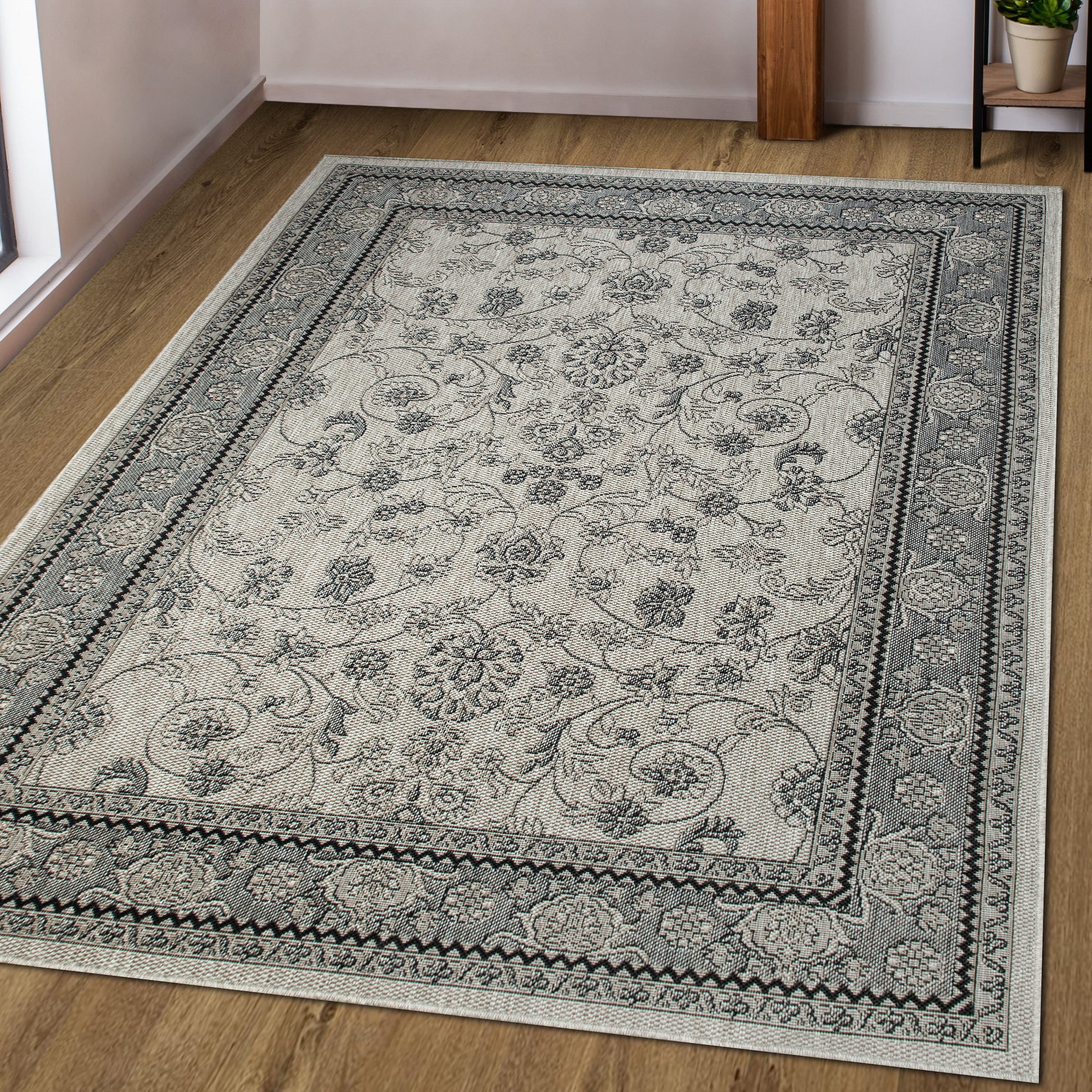 my home Teppich "Claren, auch für Balkon und Terrasse" rechteckig 3 mm Höhe günstig online kaufen
