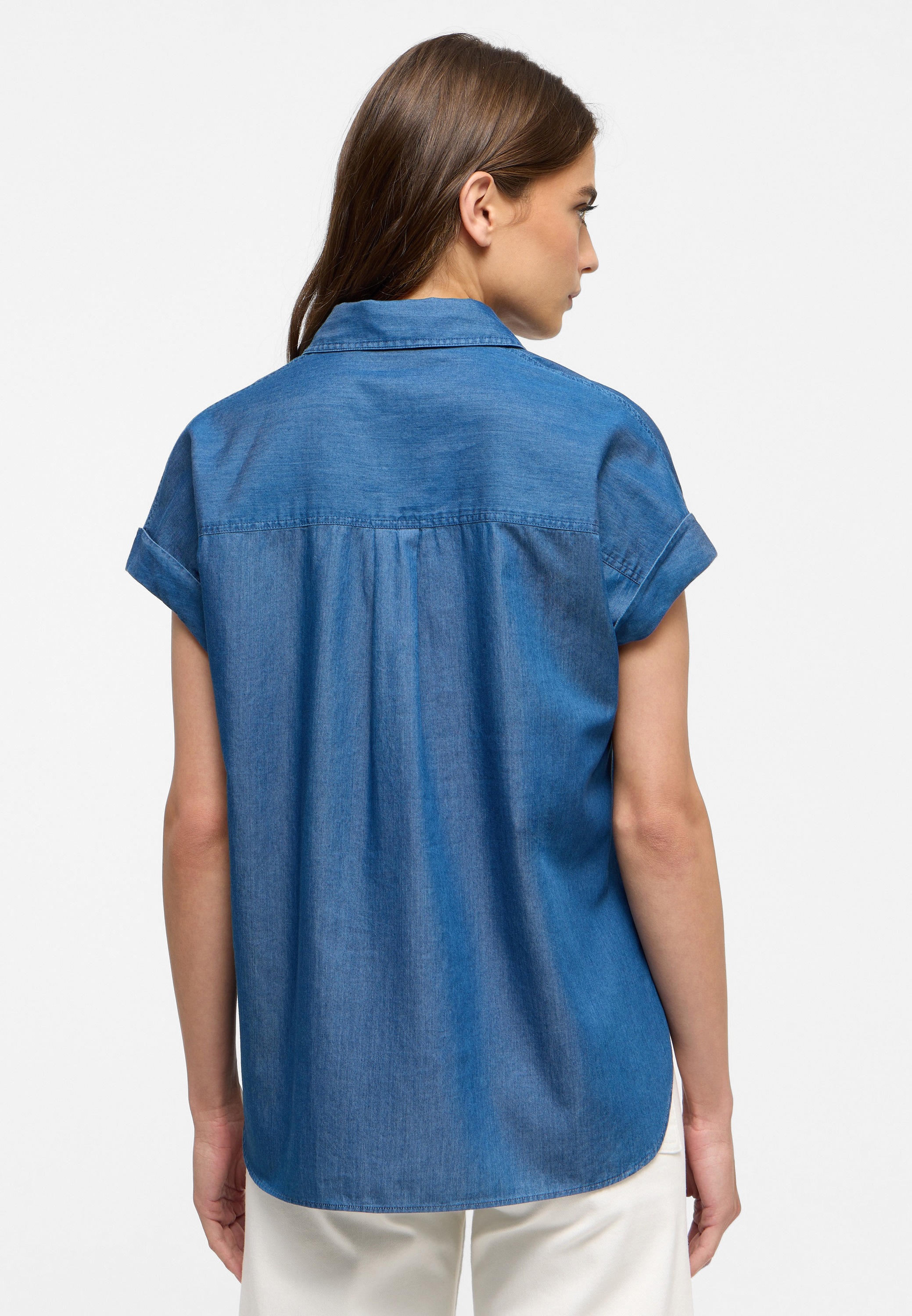 Eterna Hemdbluse "LOOSE FIT" EASY IRON (bügelleicht) günstig online kaufen