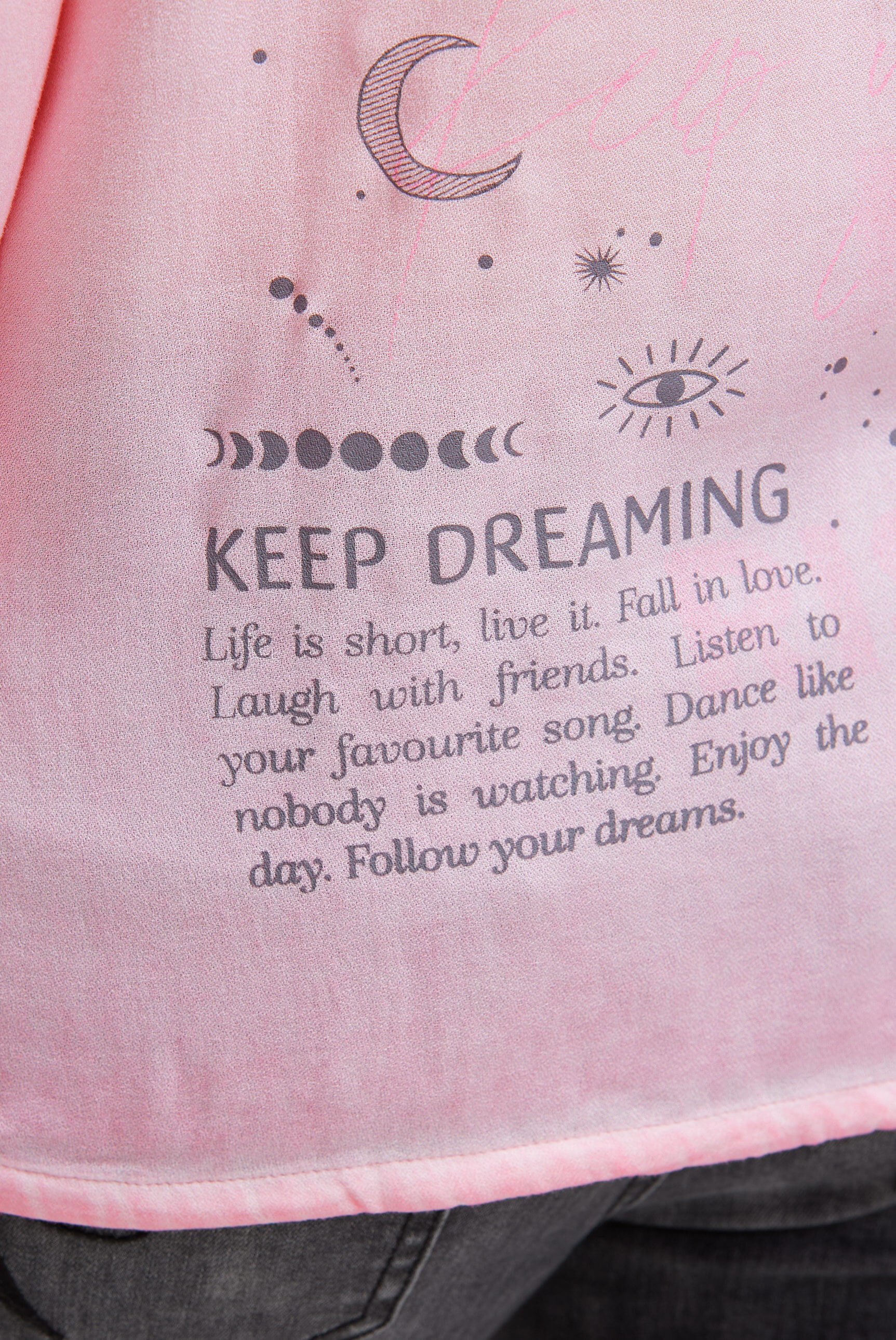 SOCCX Langarmbluse mit Tunnelzugband im Saum