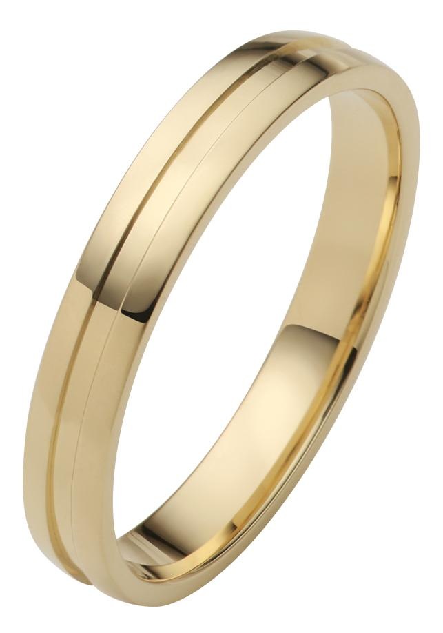 Firetti Trauring »Schmuck Geschenk Gold 750 Hochzeit Ehering "LIEBE"«, Made in Germany, wahlweise mit oder ohne Brillant