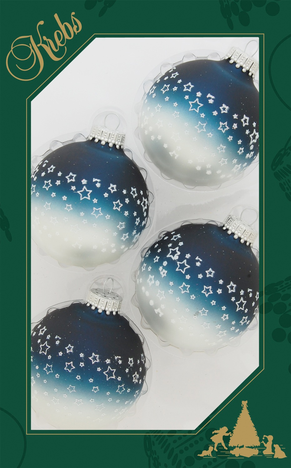 Krebs Glas Lauscha Weihnachtsbaumkugel "CBK00064, Weihnachtsdeko, Christbau günstig online kaufen