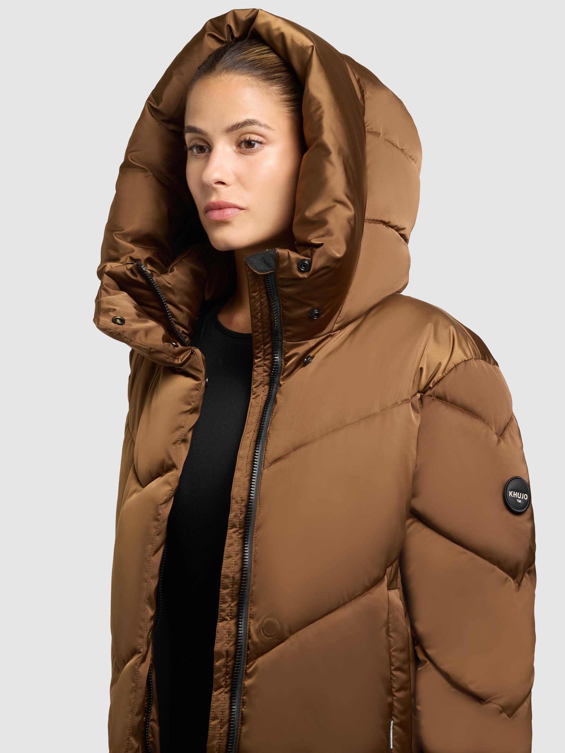 KHUJO Olsa2 Women Winter Jacket Copper XL 3
