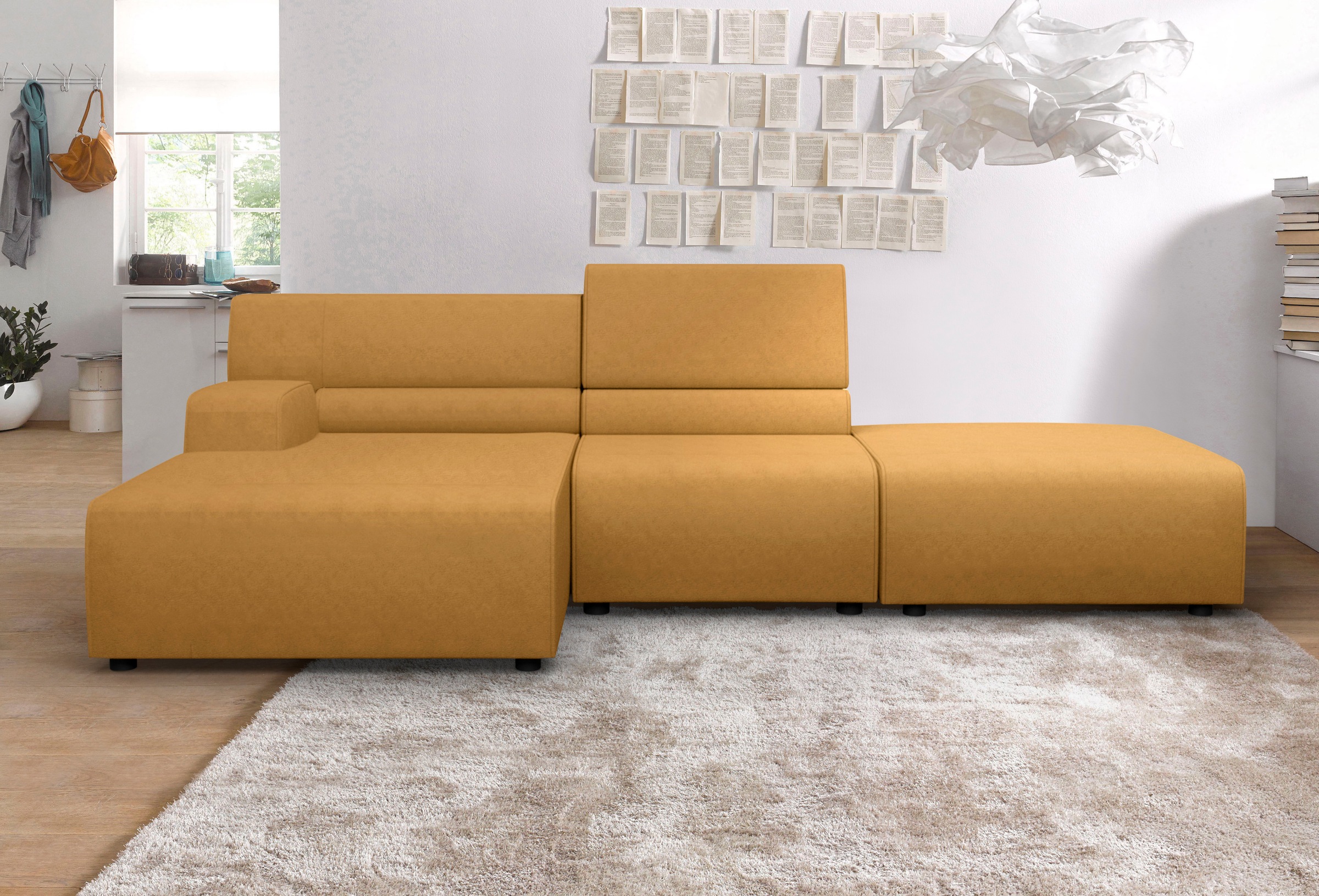 Egoitaliano Ecksofa "Babouche, Designsofa mit außergewöhnlichem Sitzkomfort günstig online kaufen