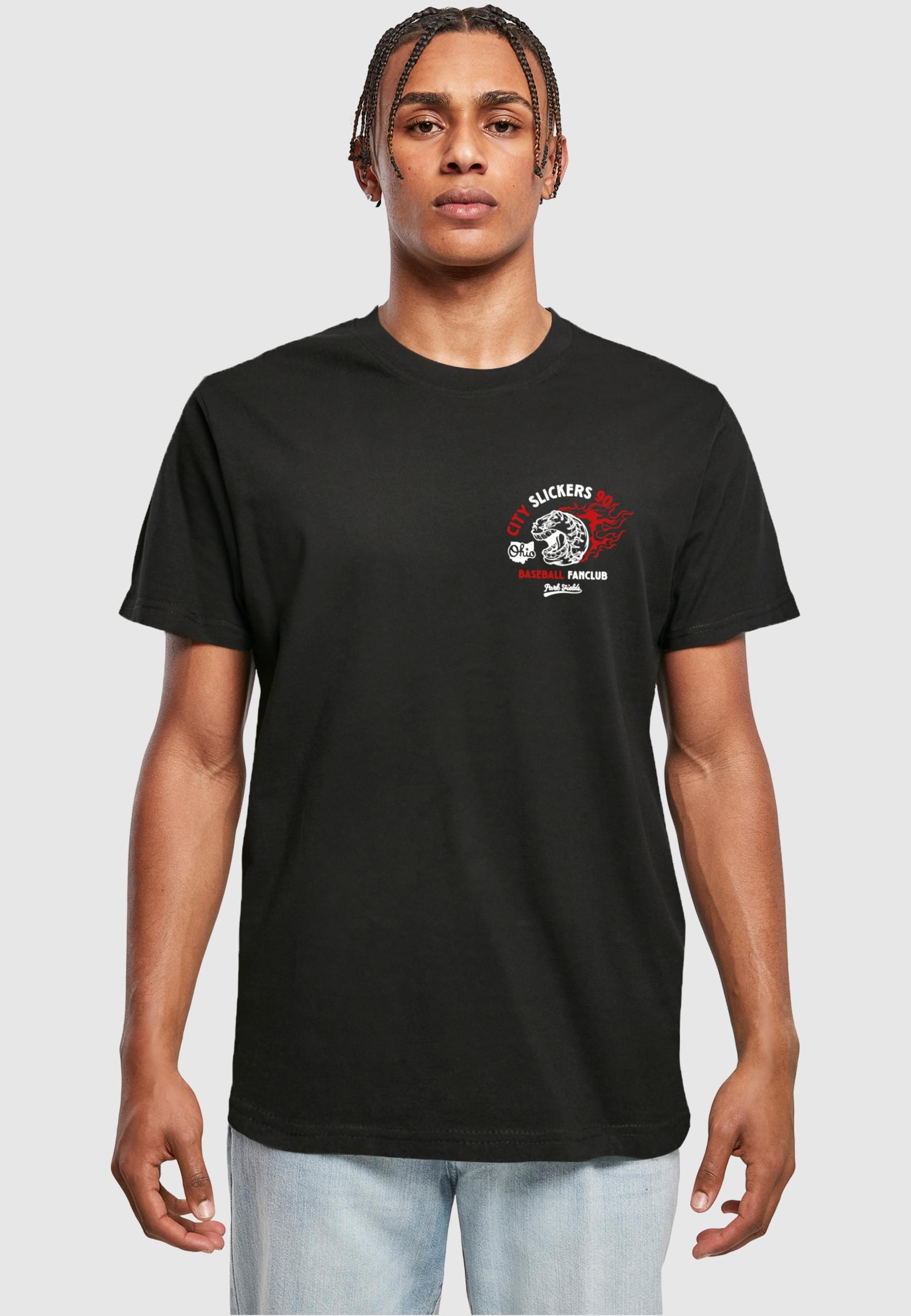 Merchcode T-Shirt »Merchcode Herren Park Fields - City Slickers T-Shirt«, (1 tlg.)