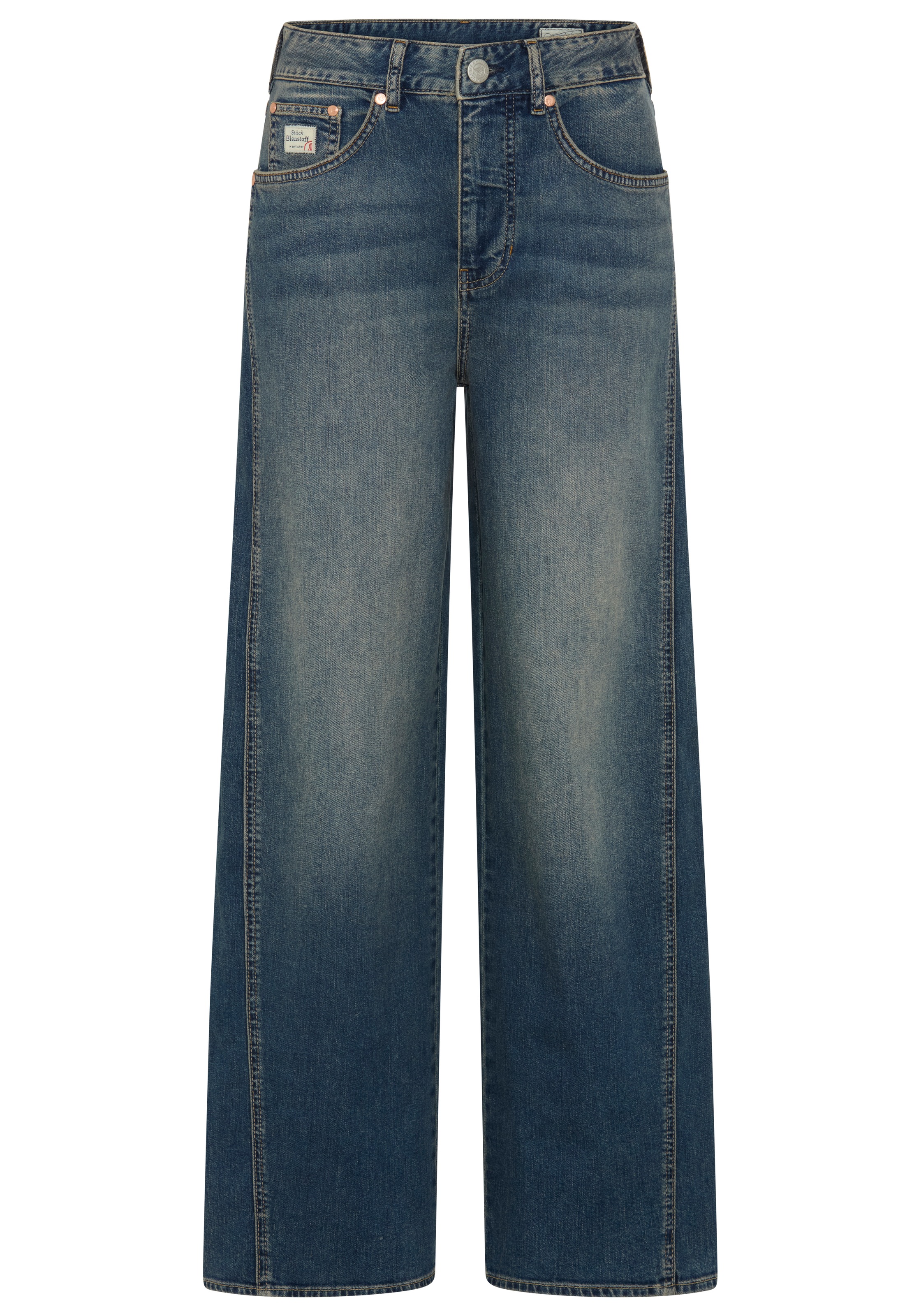 Herrlicher Loose-fit-Jeans »Marlow Organic Denim Stretch« mit Seiteneinsatz, 5-Pocket-Design