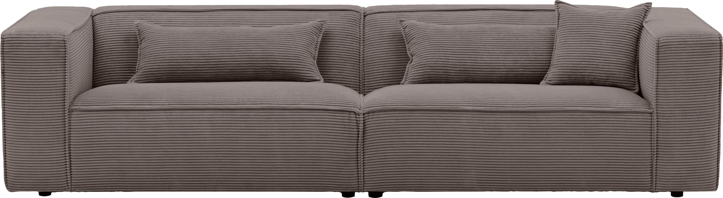 LeGer Home by Lena Gercke 3-Sitzer "PIARA, Couch mit Kedernaht, Sofa in Cor günstig online kaufen
