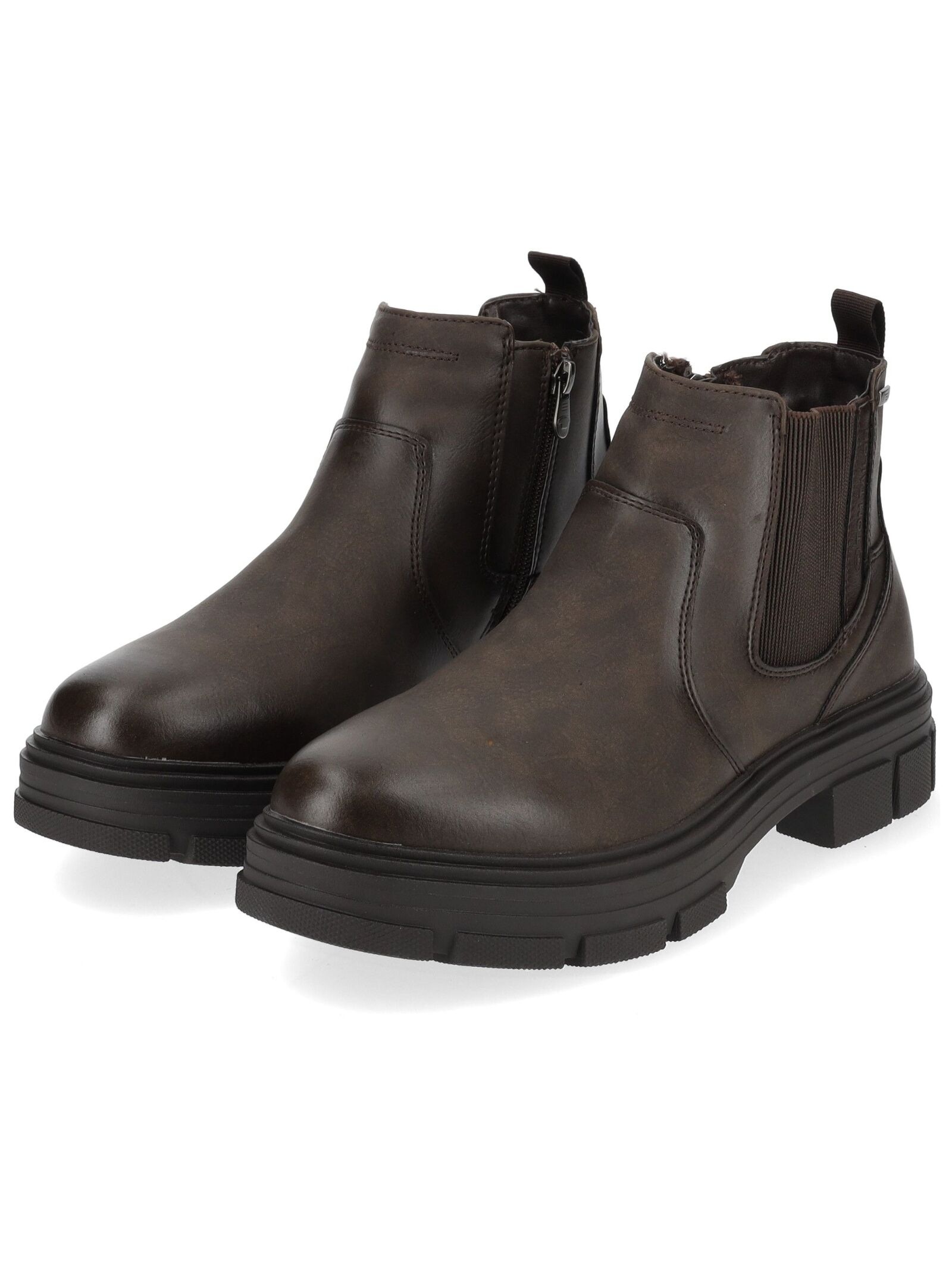 TOM TAILOR Stiefelette »Tom Tailor Stiefelette Lederimitat/Textil«