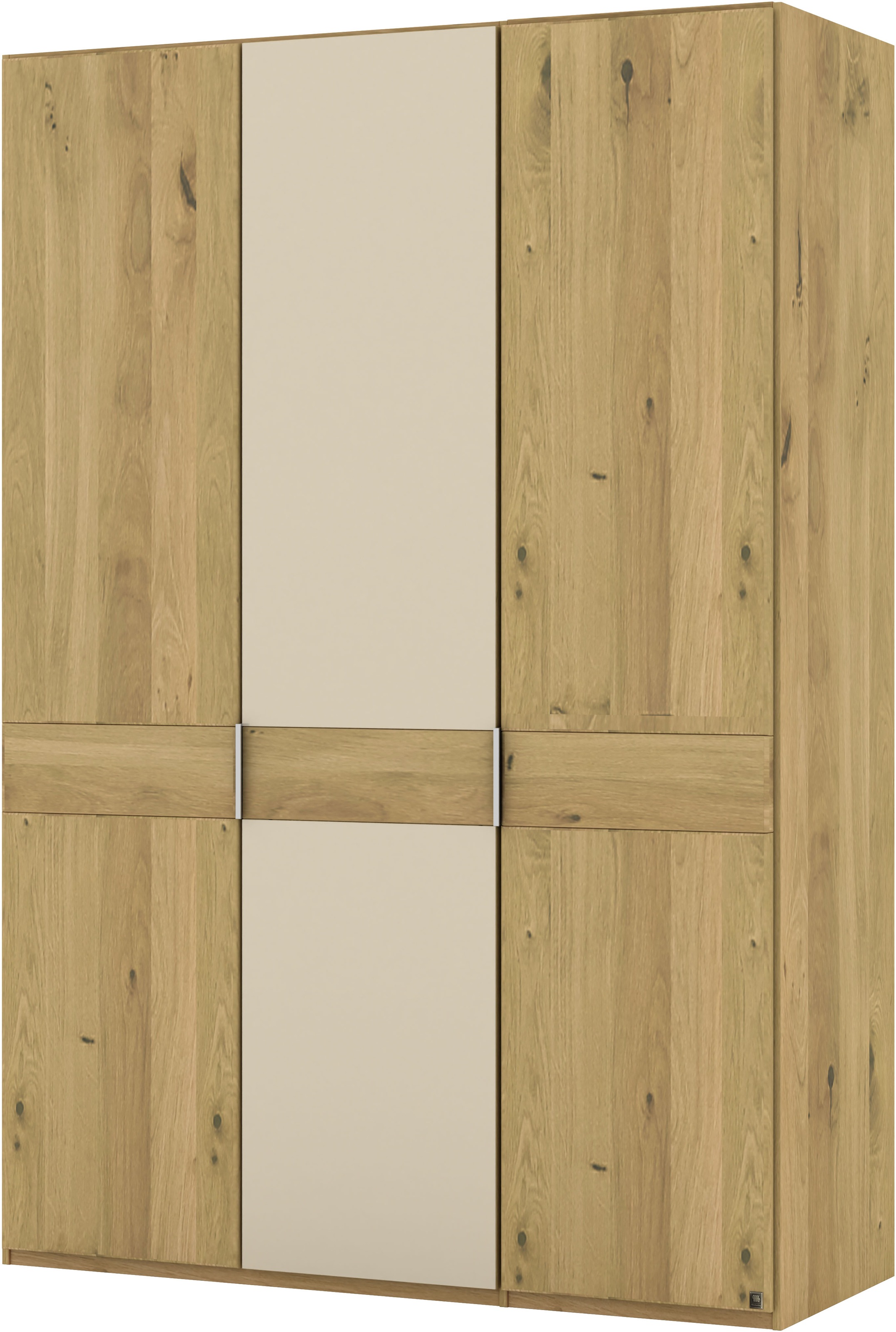 Thumbnail - Musterring Drehtürenschrank "Savona, Kleiderschrank, Schrank, Garderobe, teilmassiv Eiche" mit Türdämpfern, mit Spiegel ...