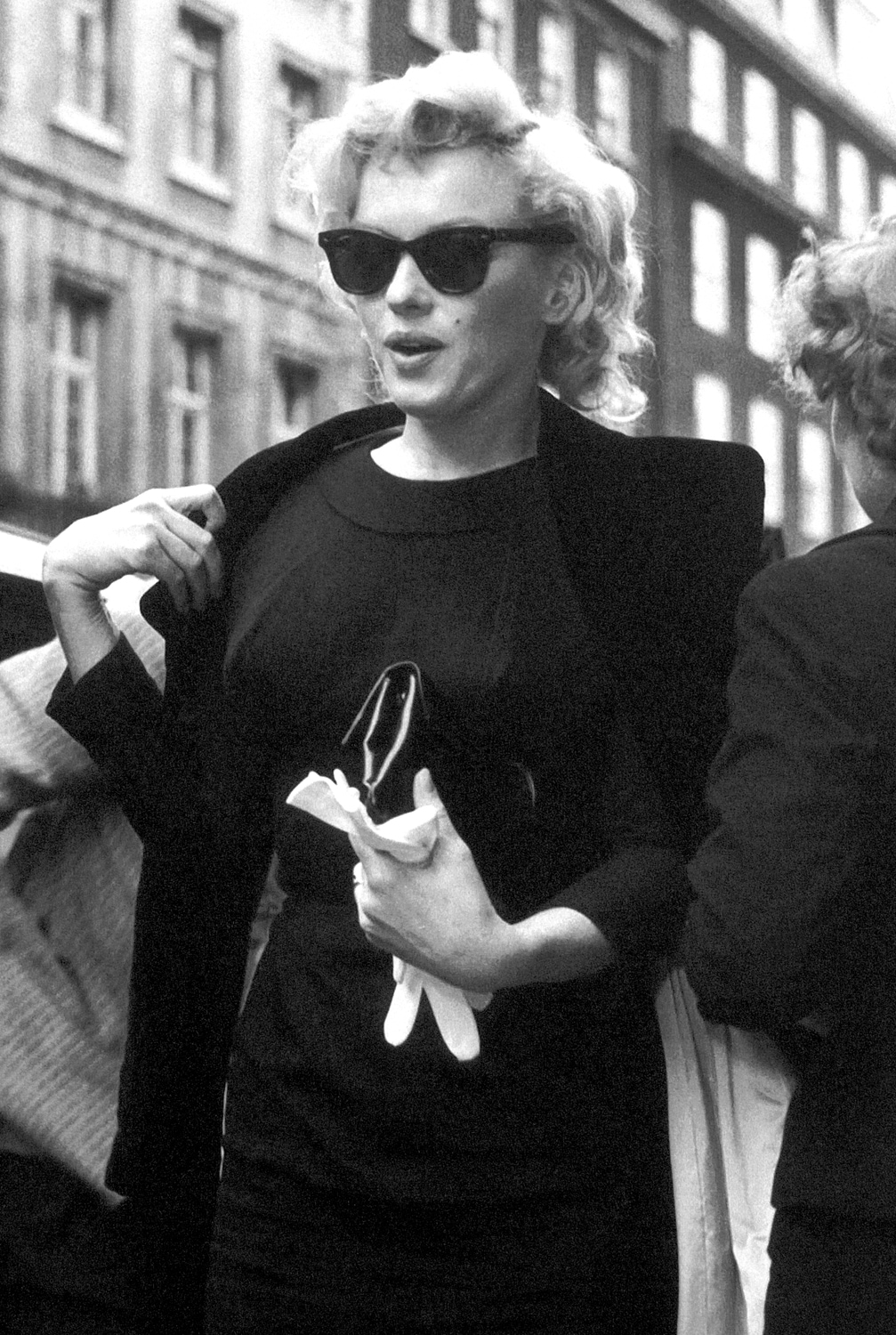 queence Acrylglasbild "Sunglasses", Schwarz-Weiß-Frau-Stars, Marilyn Monroe günstig online kaufen