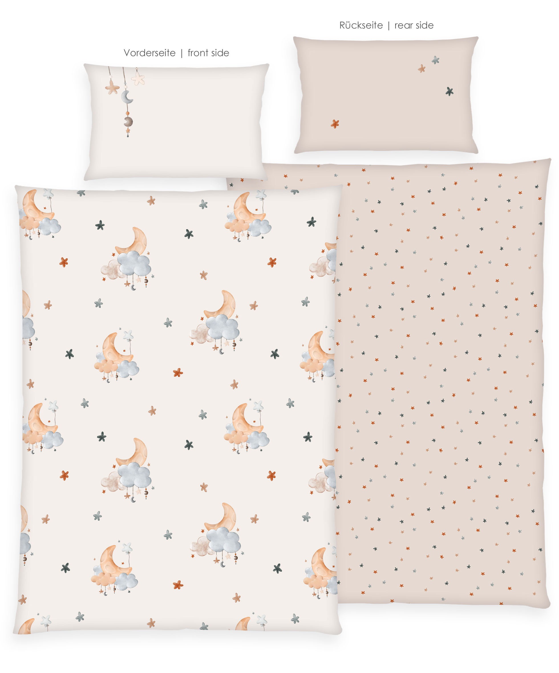 Baby Best Babybettwäsche "BabyBest Moon and Stars" 2 Stk. günstig online kaufen