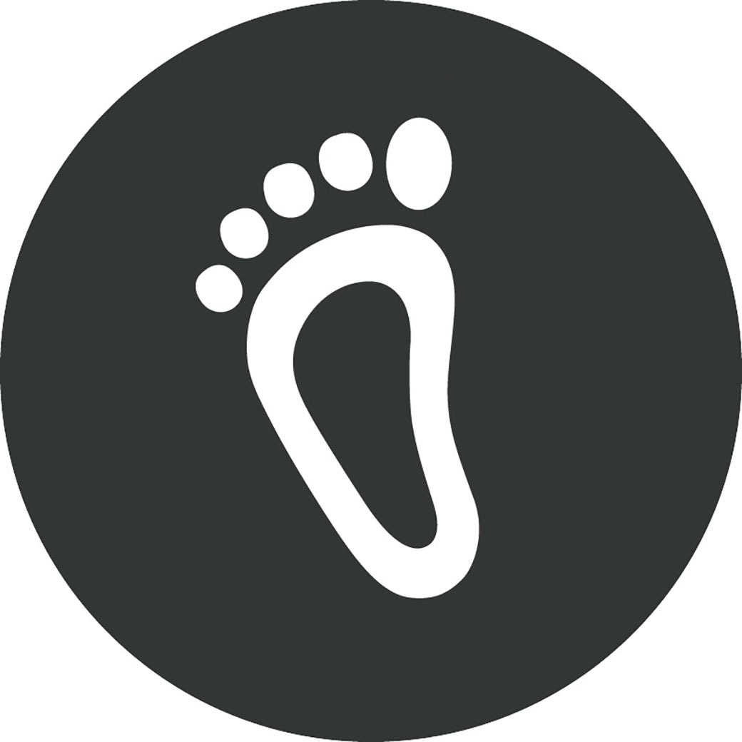 Lurchi Barfußschuh »Nik Barefoot«, Klettschuh mit Warmfutter, Größenschablone zum Download