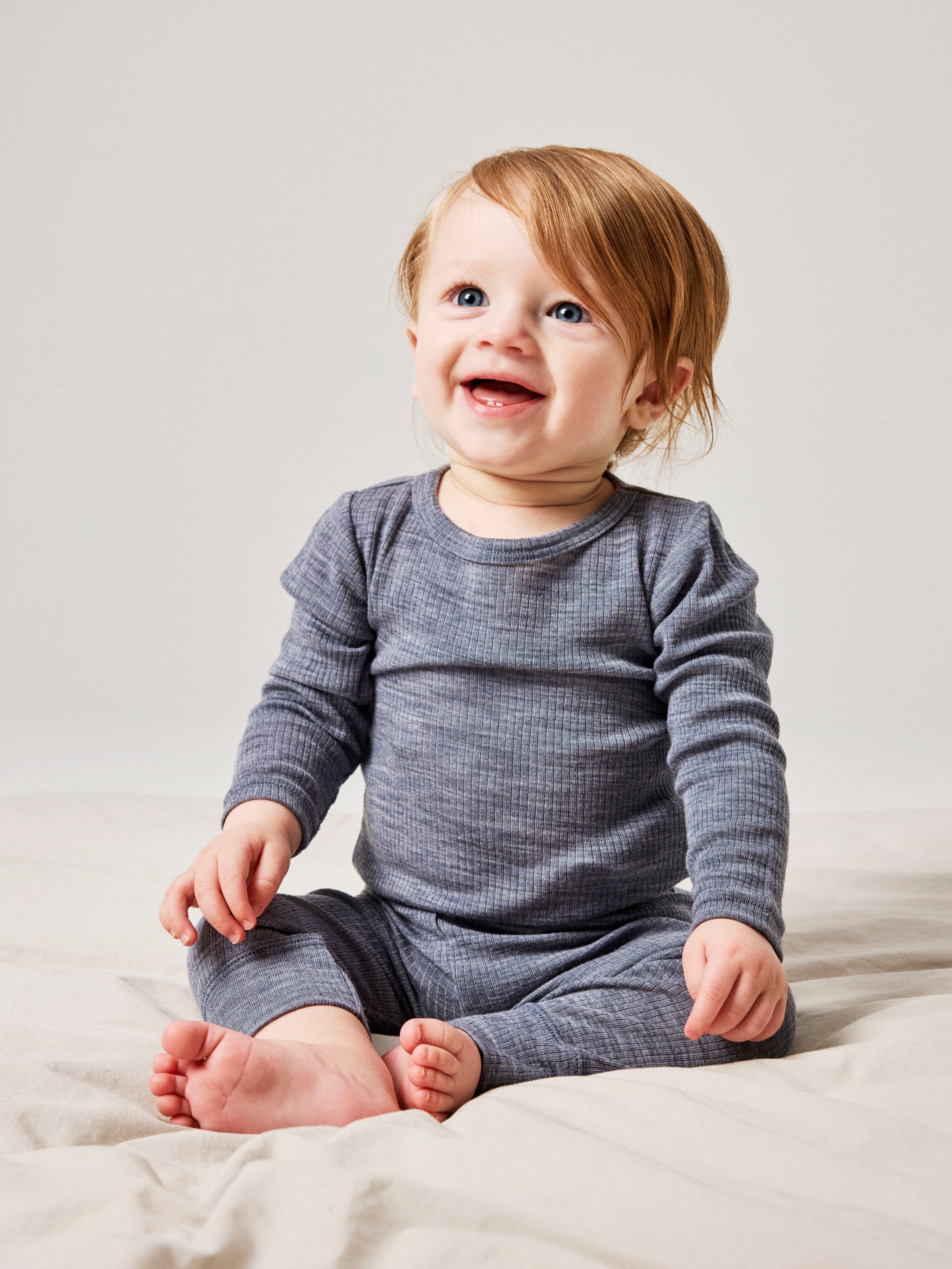 Name It Langarmbody »NBNWAX WOOL RIB LS BODY NOOS« aus reiner Merinowolle