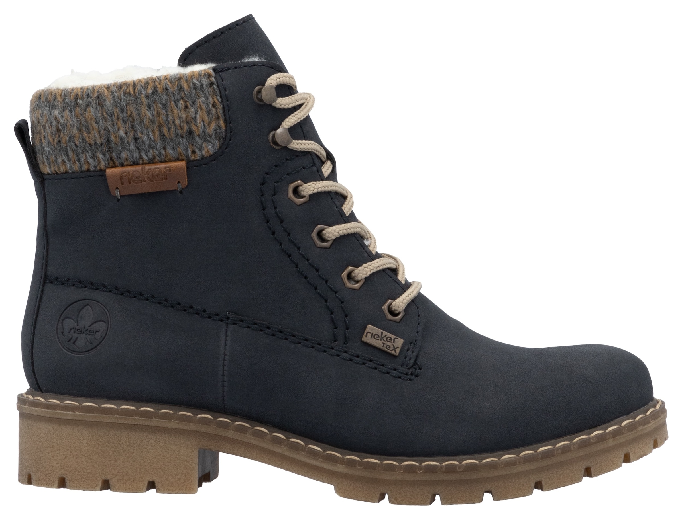 Rieker Winterstiefelette, Schnürboots, Stiefelette mit wasserabweisender riekerTEX-Membran