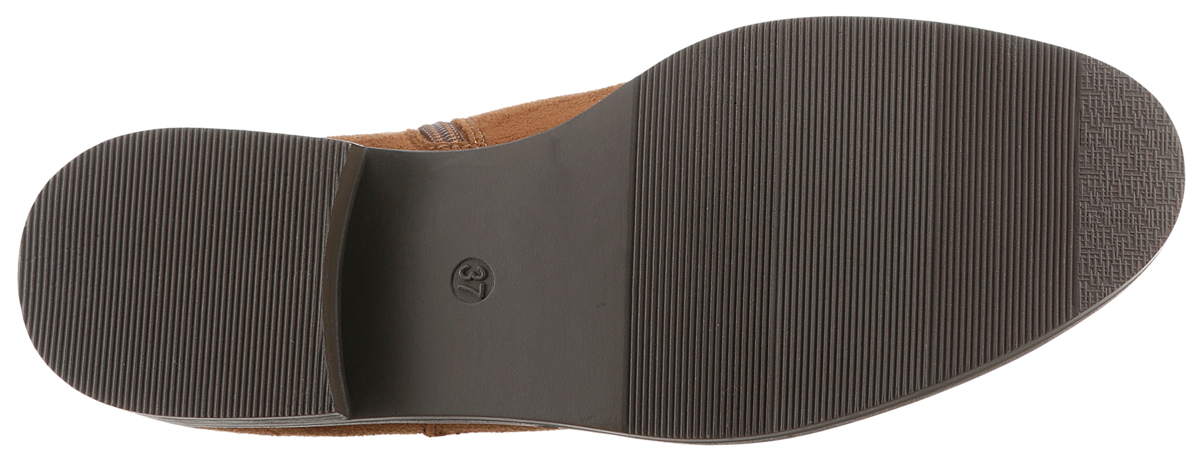 Thumbnail - Aniston SHOES Chelseaboots, Stiefelette, Blockabsatz, mit breitem Stretch - NEUE KOLLEKTION