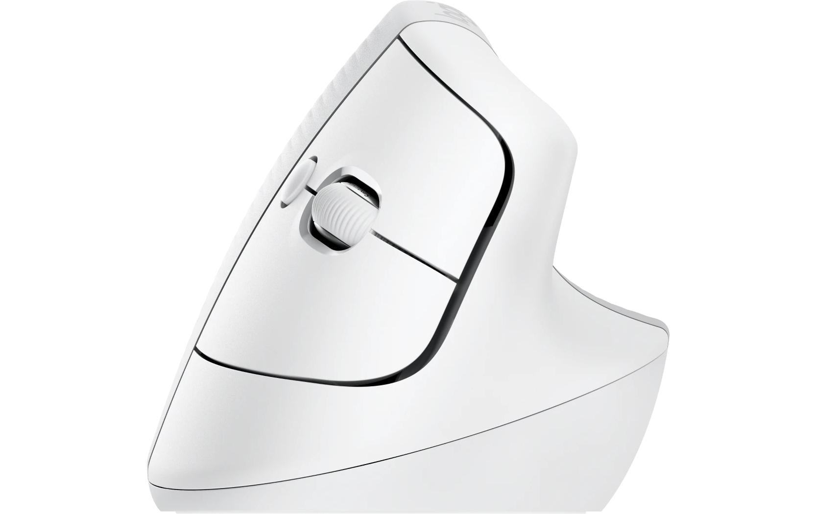 Logitech ergonomische Maus »Maus Lift Off-white« kabellos