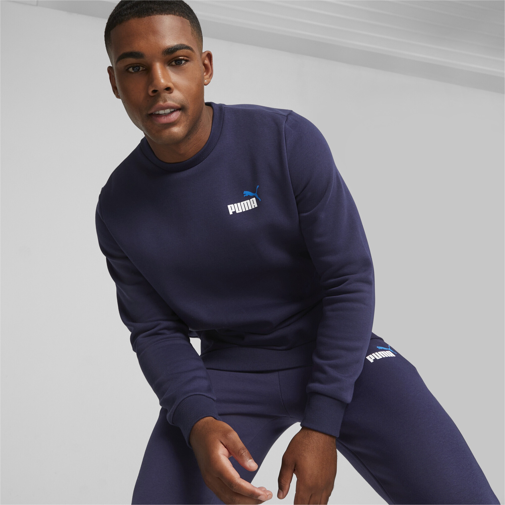 PUMA Sweatshirt »Essentials+ 2 Colour Small Logo Crew Neck Sweatshirt Herren«