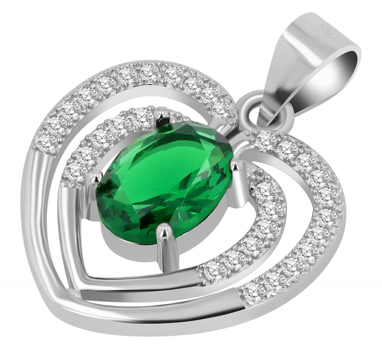 Adelia´s Kettenanhänger »Neuheit 2025 - eleganter Herz Anhänger aus 925 Sterling Silber«
