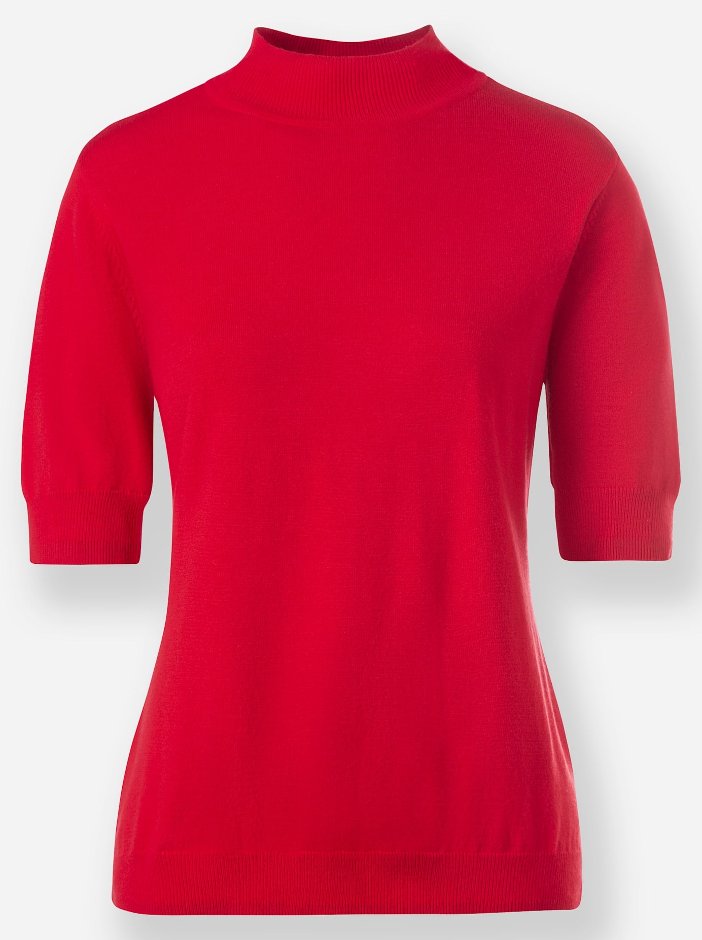 Classic Pullover Women's Short Sleeve Red Size 54 3