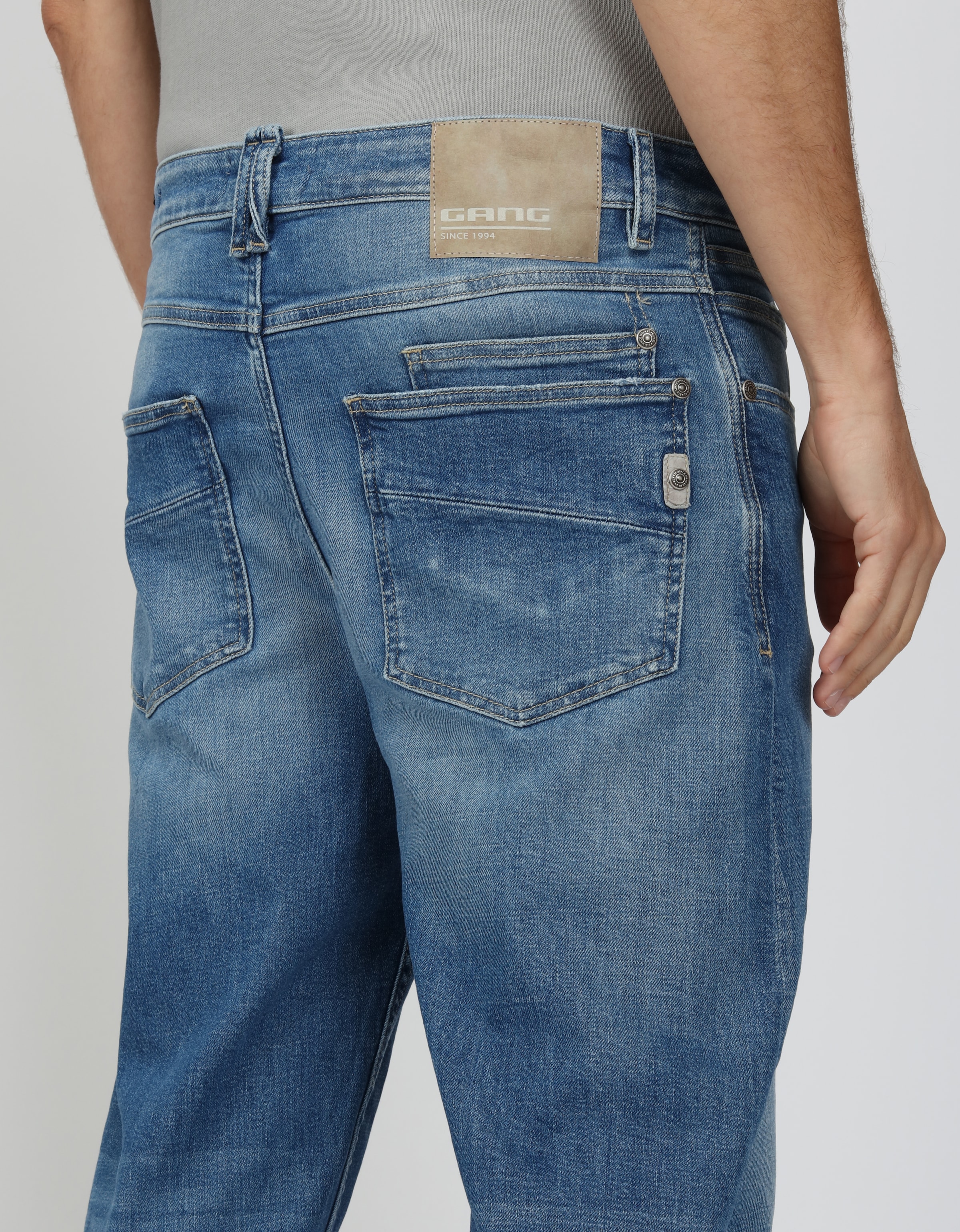 GANG Loose-fit-Jeans »94AIDEN«, mit doppelter Gesäßtasche