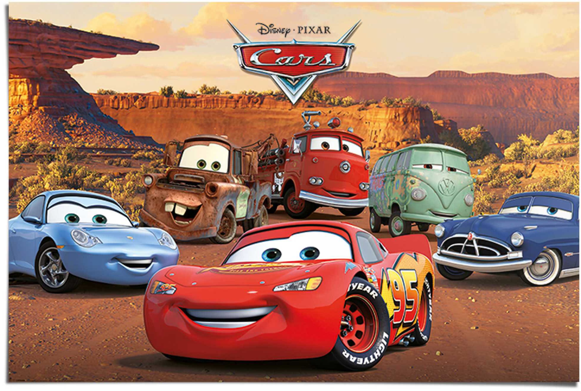 Reinders Poster "Disney`s Cars Charaktere" 1 tlg. günstig online kaufen