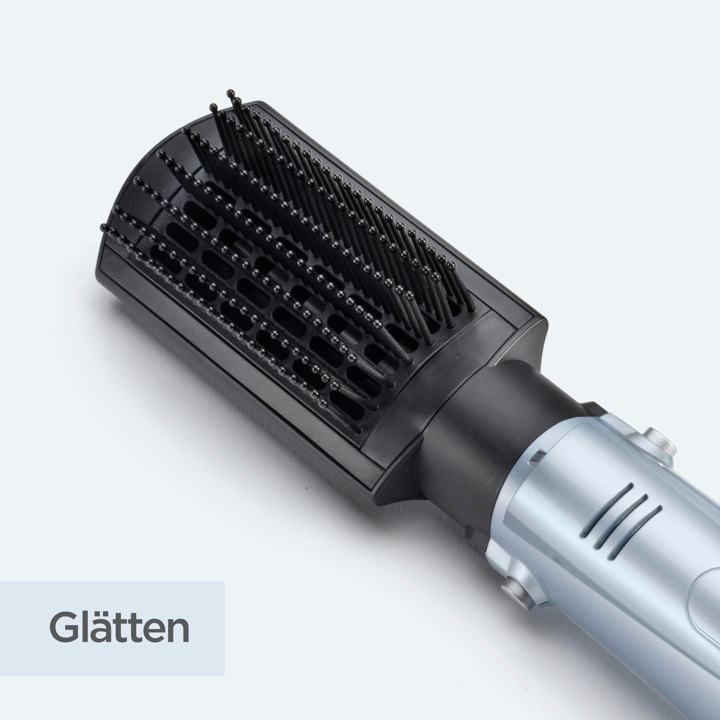 BaByliss Warmluftbürste »BaByliss Hydro Fusion Smooth & Shape 4-in-1 Warmluftbürste, AS774E« 4 Aufsätze Rundbürstenföhn mit Dual-Ionen für Anti-Frizz & 4 Aufsätzen, 1000W