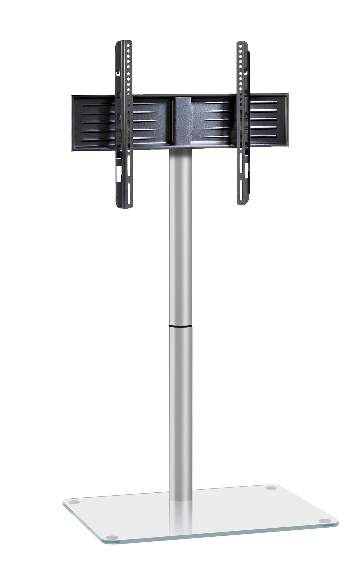 VCM Wohnzimmertisch »TV Standfuß Alu Rack Fernseh Glas Alani«