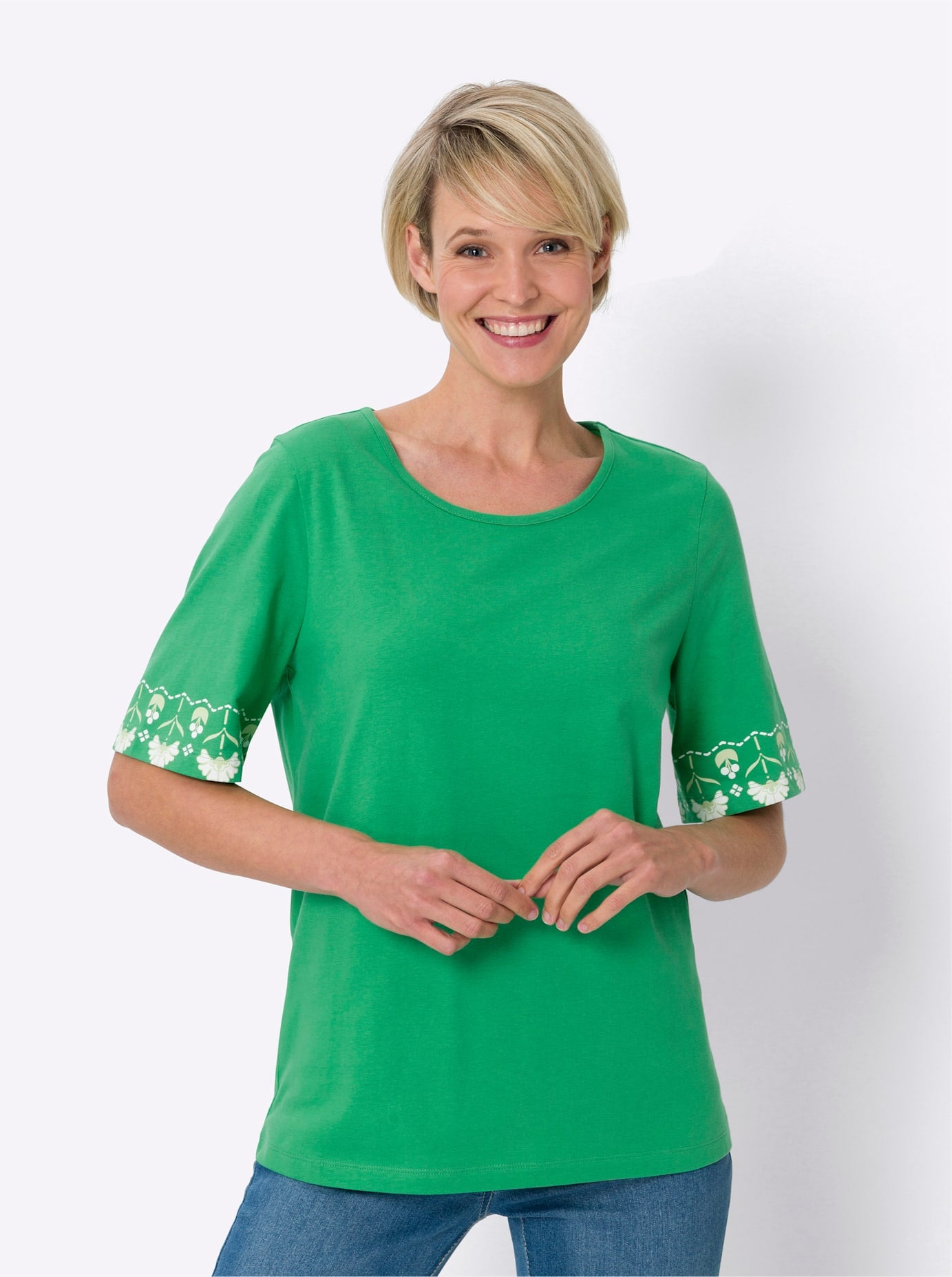 Classic Basics Kurzarmshirt "Kurzarm-Shirt" 1 Stk. tlg. günstig online kaufen