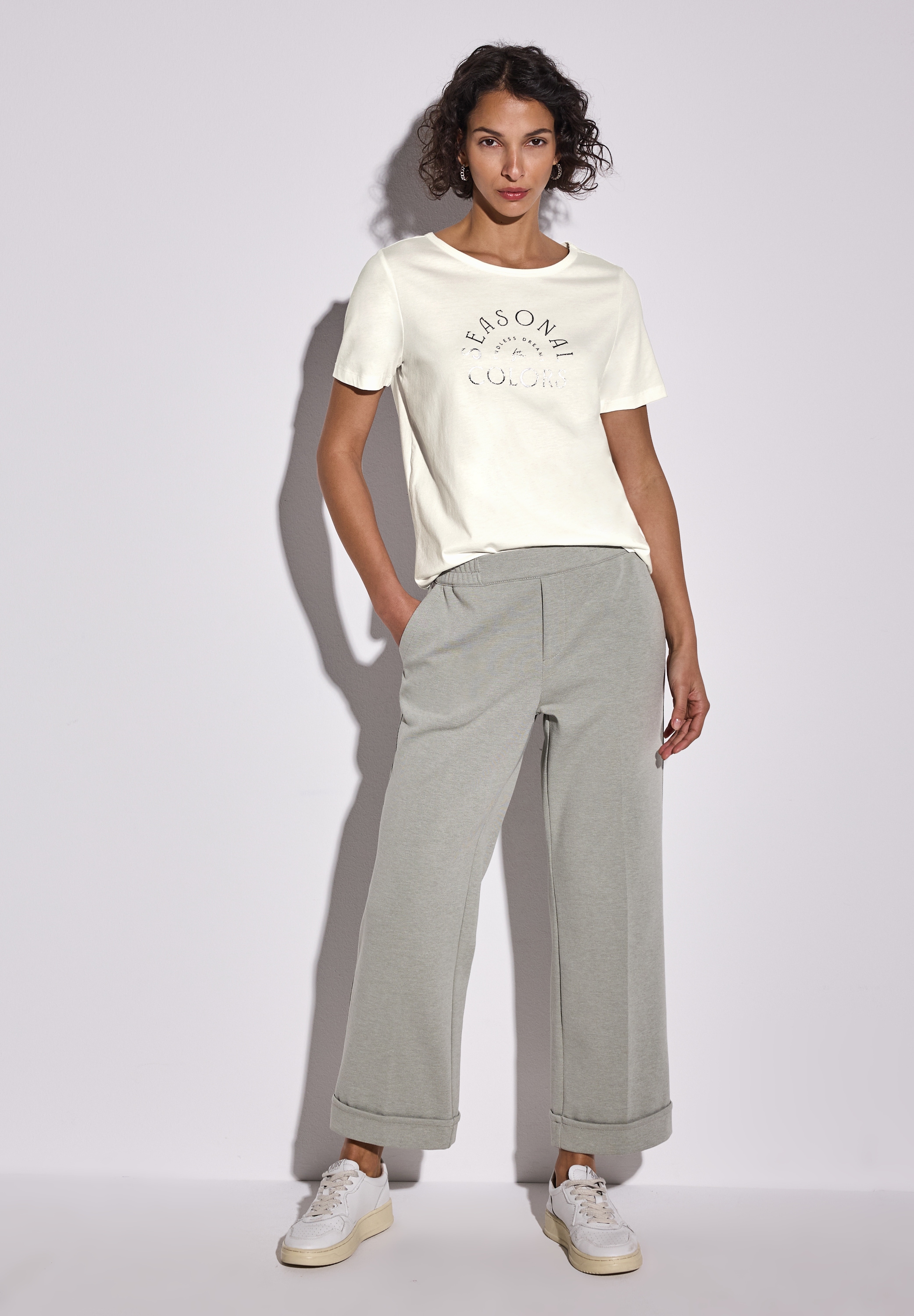 STREET ONE T-Shirt, mit Schriftzug
