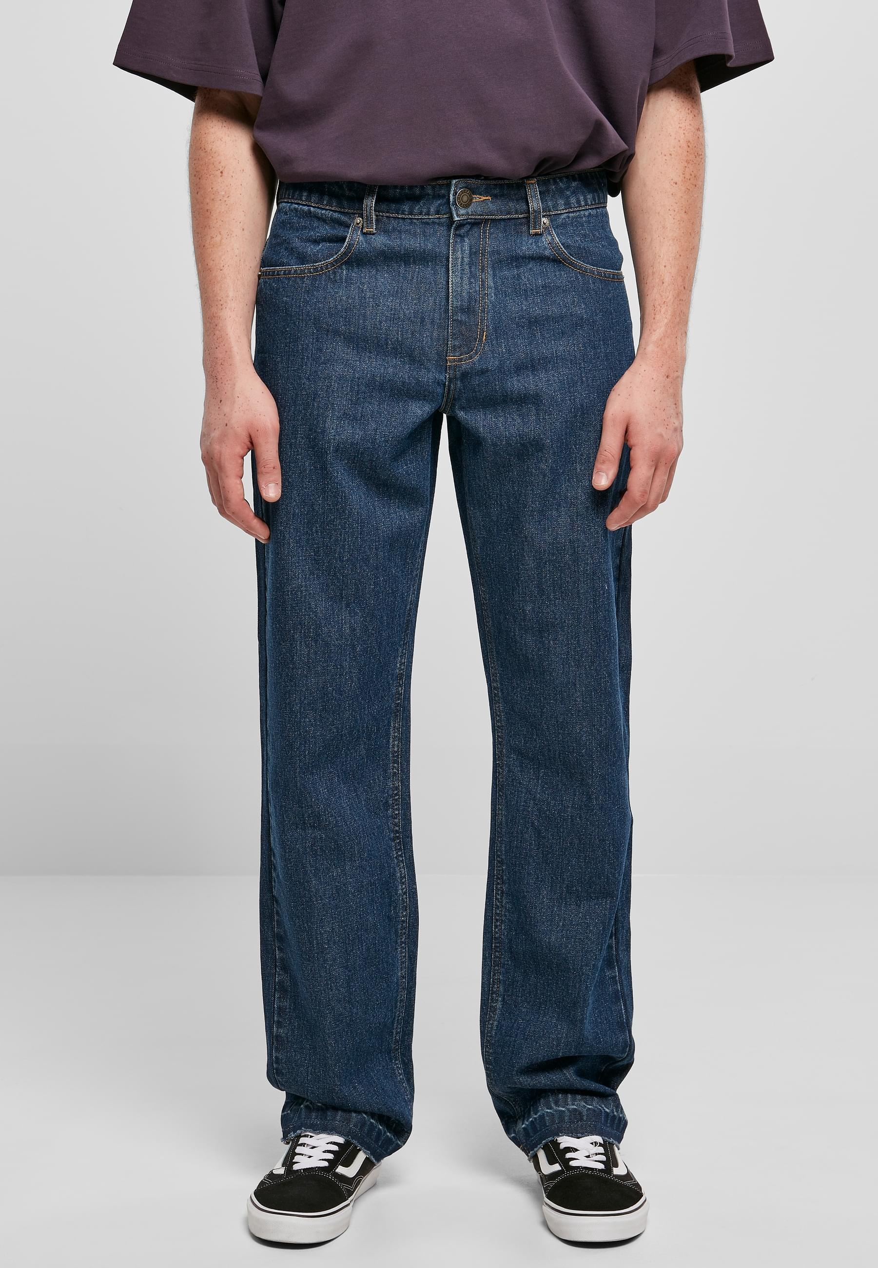 URBAN CLASSICS Bequeme Jeans »Urban Classics Herren Open Edge Loose Fit Jeans«, (1 tlg.)