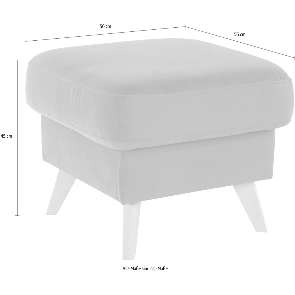 exxpo - sofa fashion Hocker »Nappa«