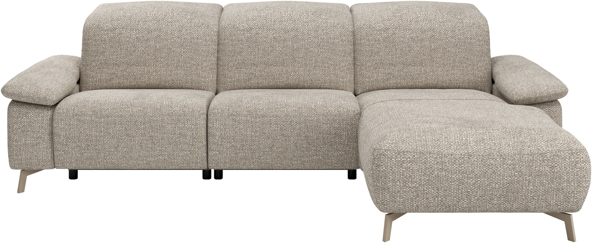 Musterring Ecksofa "MR 370, intelligenter Komfort im modernen Design" Optionale Relaxfunktion, flexible Kopfteile & klappbare Armlehnen