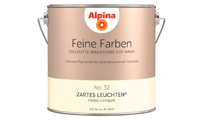 Wand- und Deckenfarbe »Feine Farben No. 32 Zartes Leuchten®«