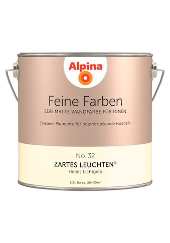 Wand- und Deckenfarbe »Feine Farben No. 32 Zartes Leuchten®«