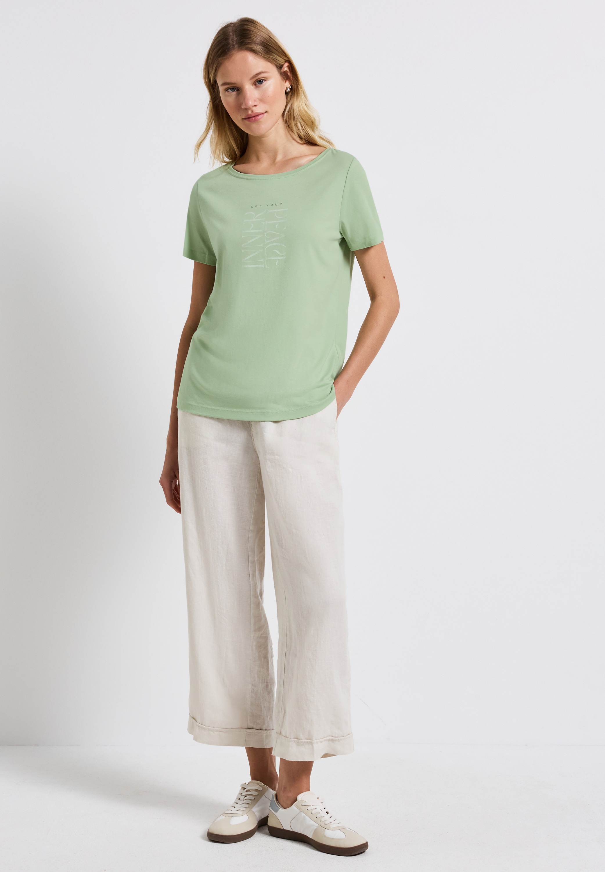 STREET ONE T-Shirt, im soften Baumwoll-Mix
