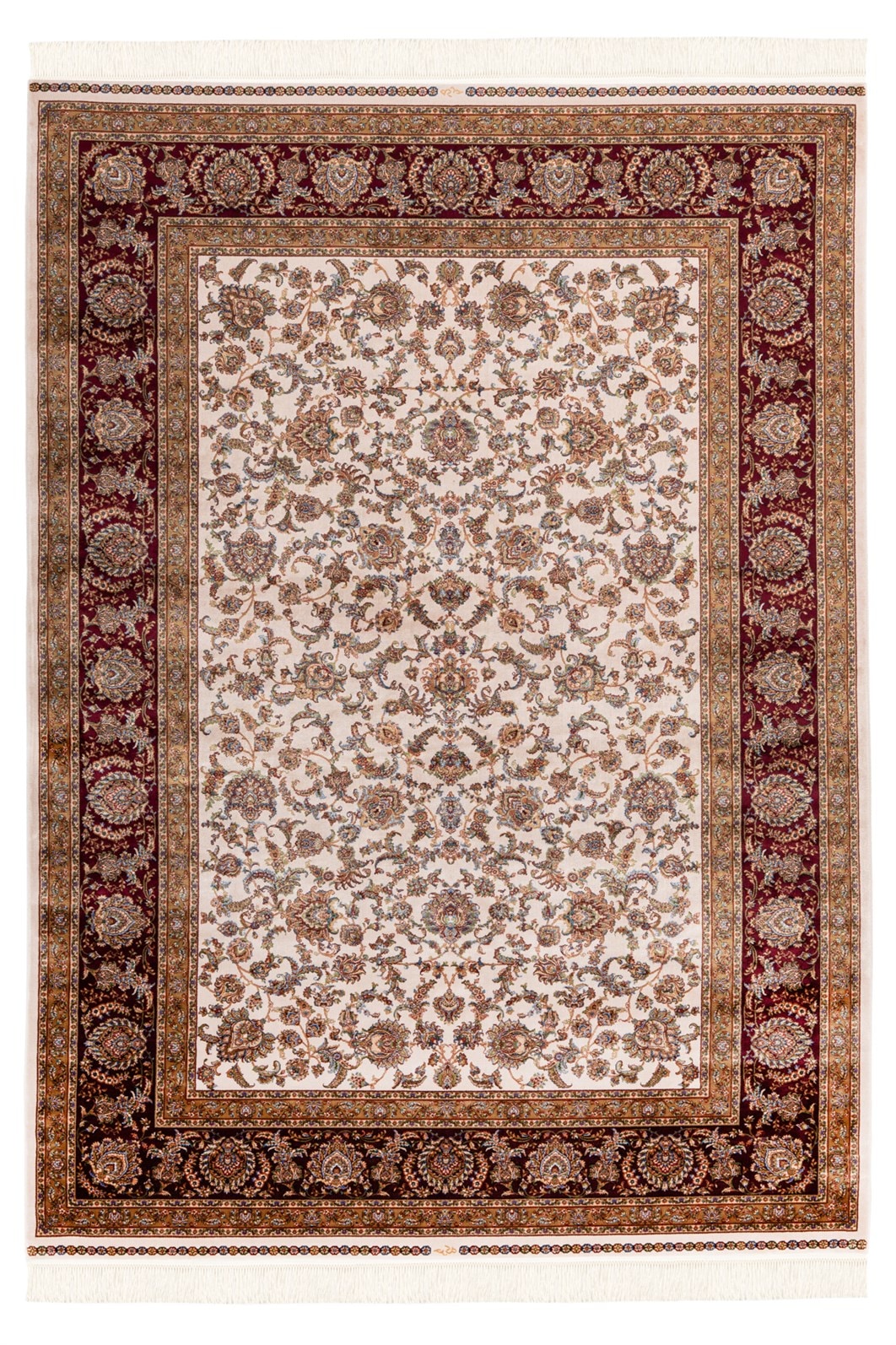 Teppich KAYOOM "Babil 310", creme, B:200cm H:8mm L:290cm, Modal, Teppiche, Teppich, Kurzflor, Orient, Modernes Muster, Deko, Fußbodenheizungsgeeignet