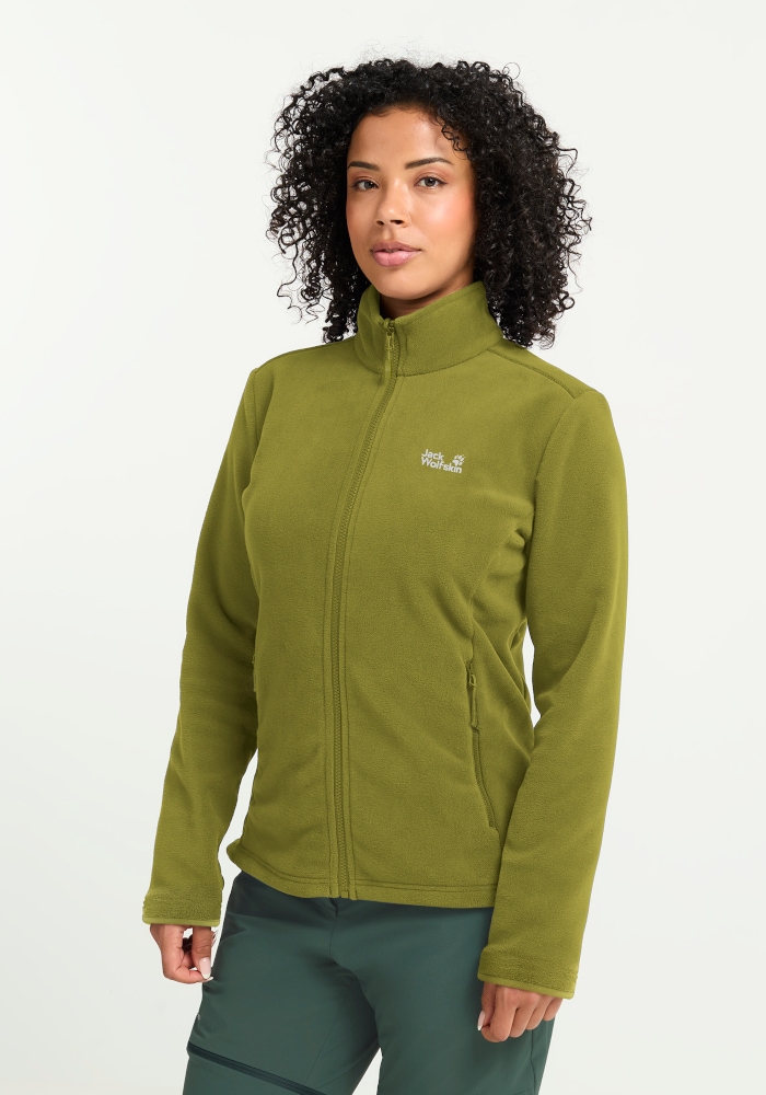 Jack Wolfskin Fleecejacke "TAUNUS 200 FZ W" Fleecejacke, 3-in-1 System kompatibel, Verbindungsschlaufen
