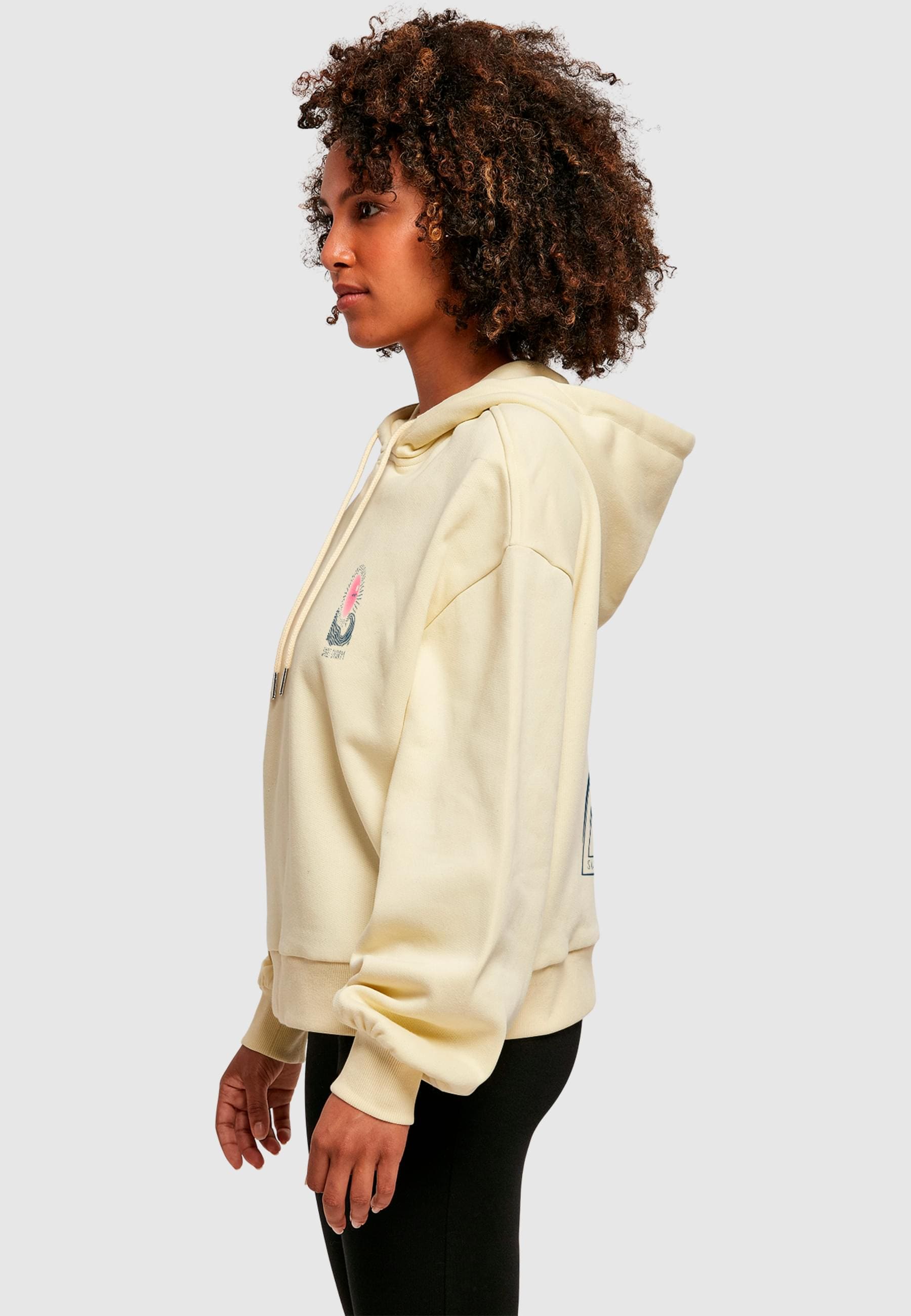Merchcode Kapuzenpullover »Merchcode Ladies Sunset Charm Oversized Hoody«, (1 tlg.)