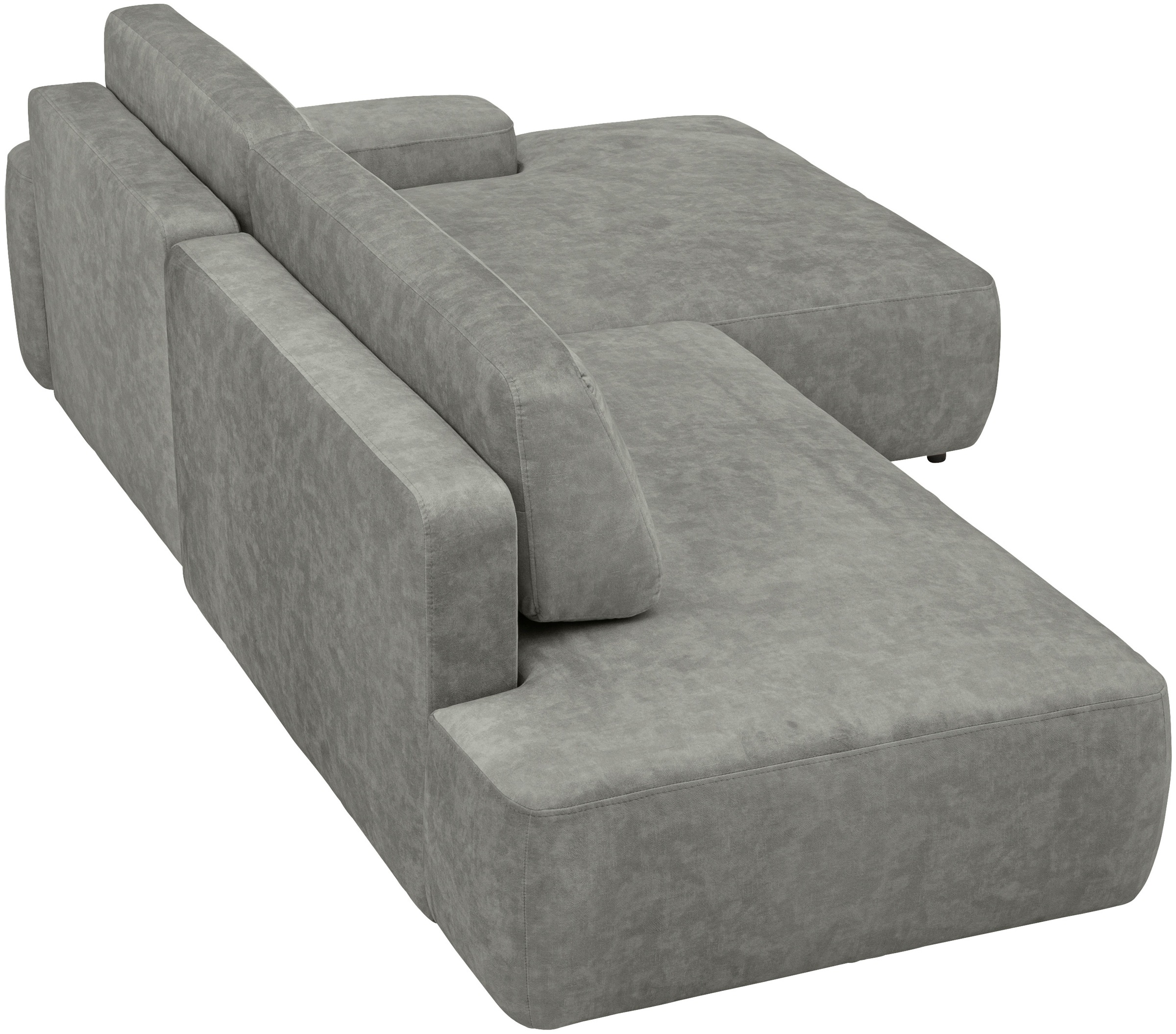 INOSIGN Ecksofa »TORGE, Schlafsofa Cord, Samtvelours u. Strukur fein, Couch in L-Form«, Schlaffunktion und Bettkasten, Liegefläche: 210x125 cm, neues Design