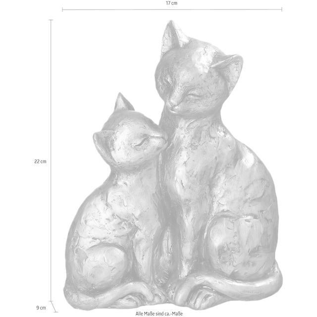 Ambiente Haus Dekofigur »Katzen-Paar«, Höhe 22 cm bestellen | BAUR