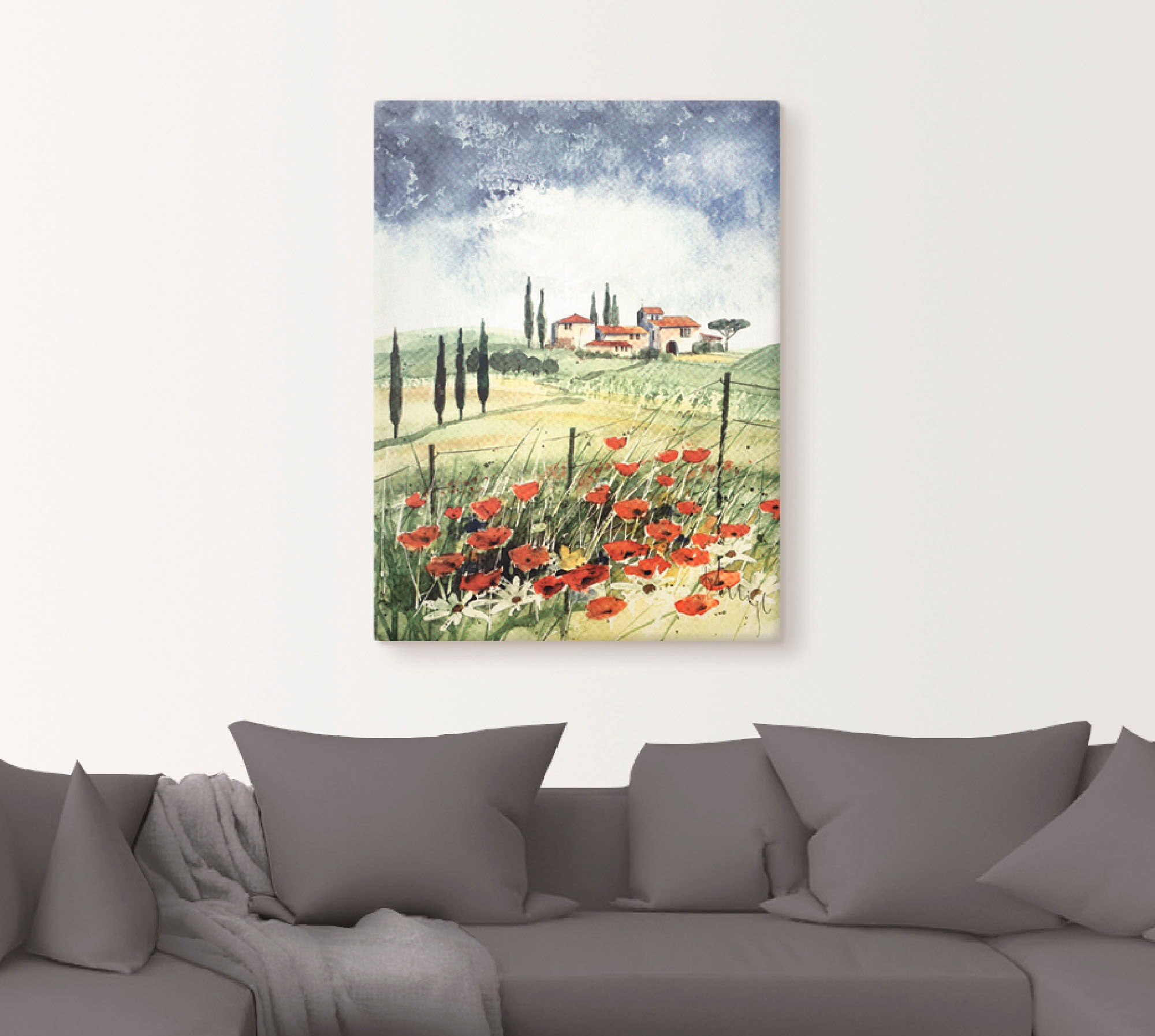Artland Wandbild »Toskana III«, Europa, (1 St.), als Leinwandbild, Poster in verschied. Größen