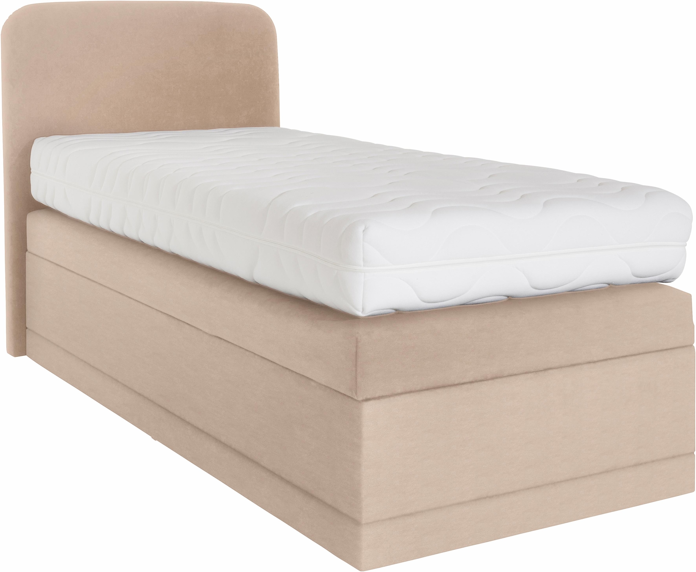 Boxspringbett, wahlweise mit Bettkasten und 2 Matratzenqualitäten