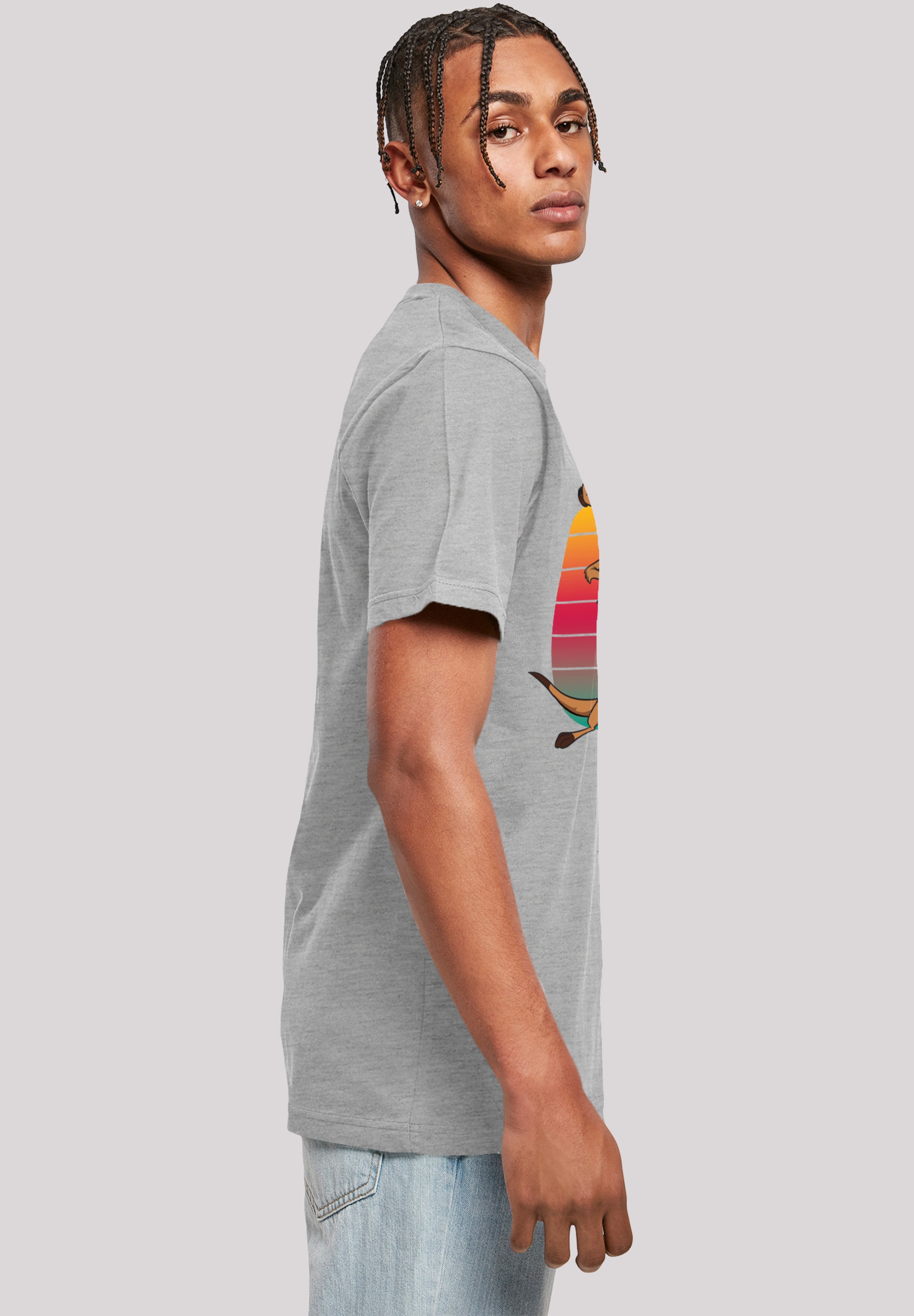 F4NT4STIC T-Shirt »Disney König der Löwen Timon Sunset«, Print