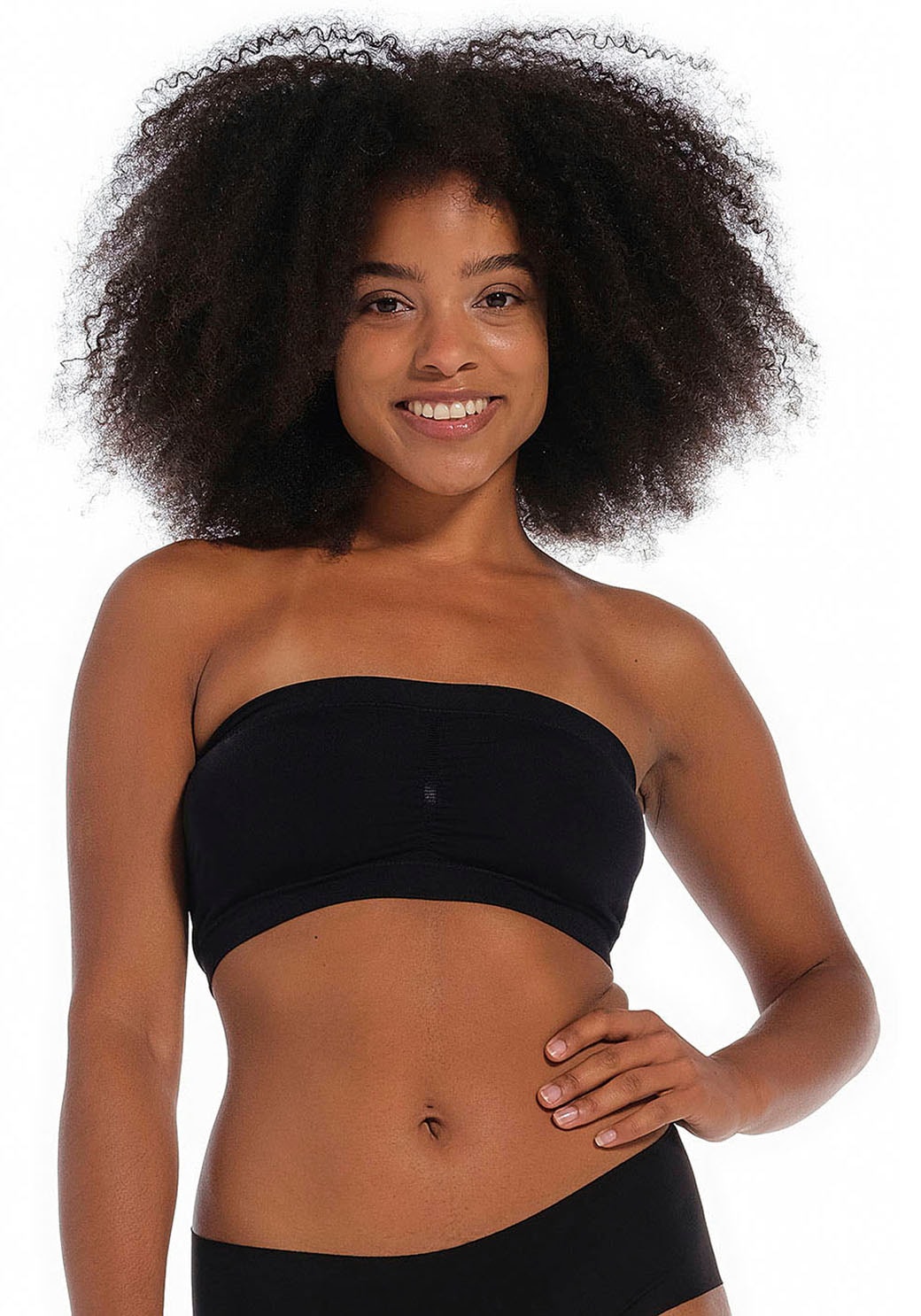 Bandeau-BH, mit herausnehmbaren Pads