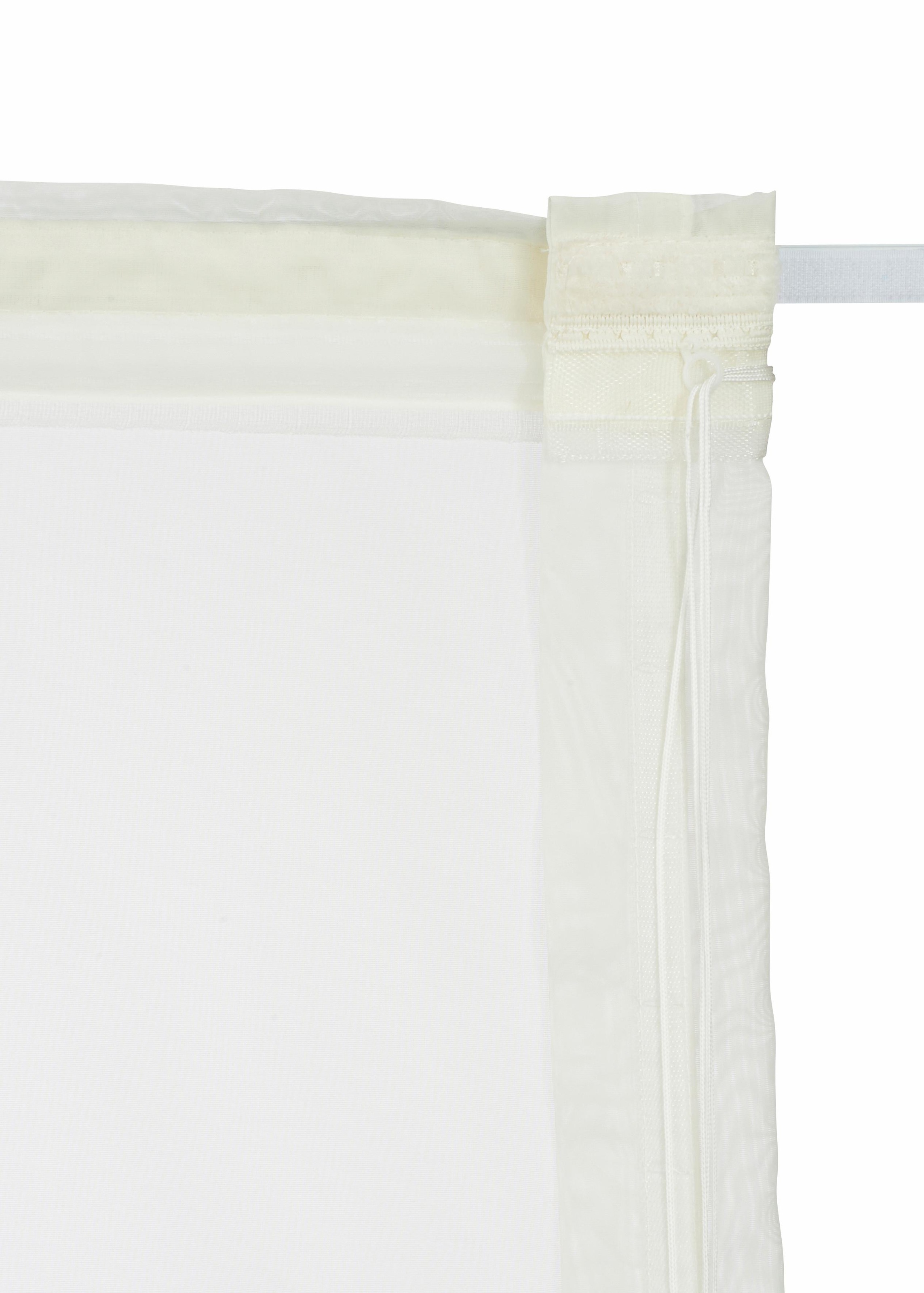 Transparent, BAUR »Sorel«, Raffrollo | mit Klettband, Polyester Bestickt, home my