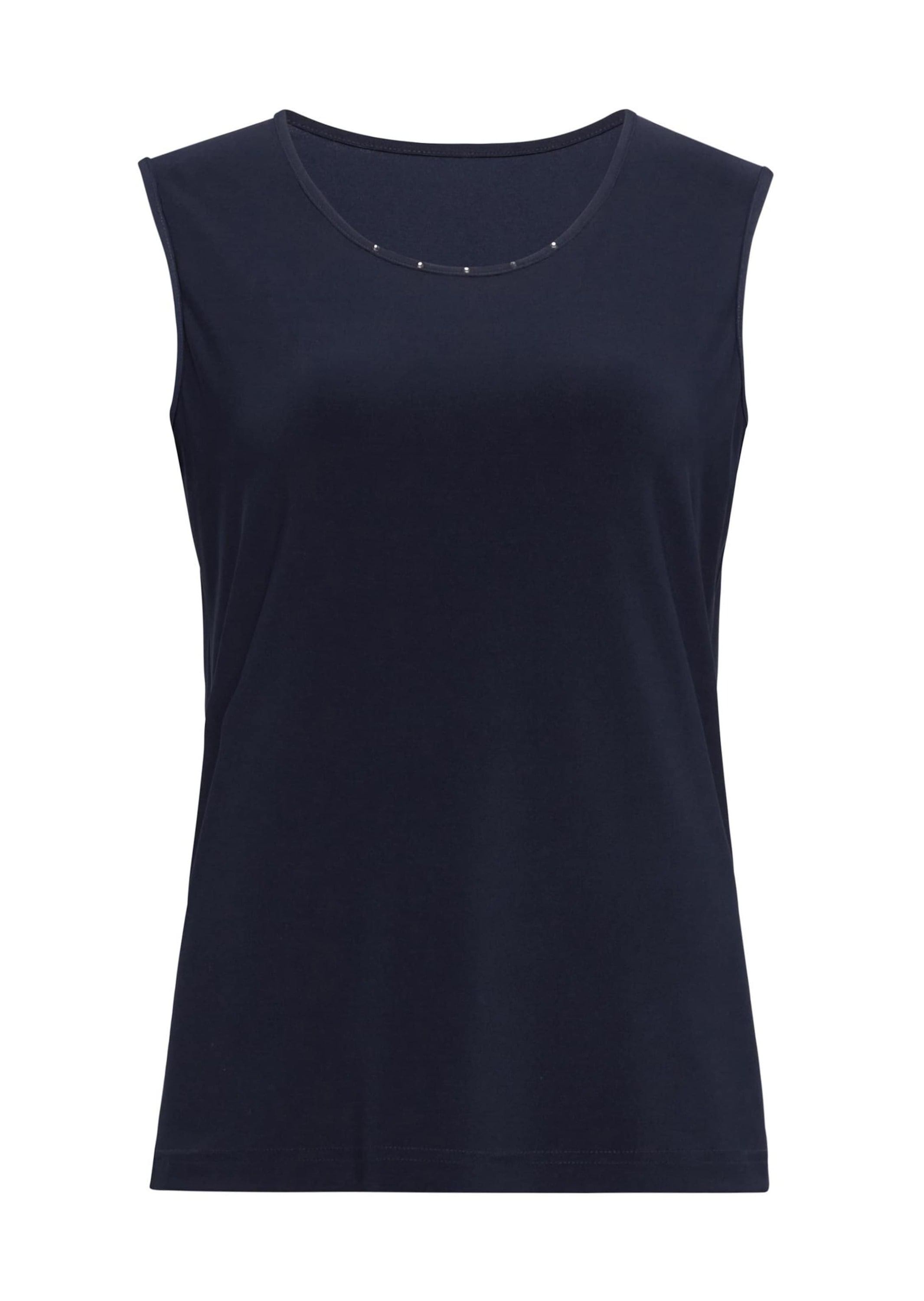 GOLDNER Trägertop "Trageangenehmes Slinky-Top mit Steinchen" günstig online kaufen
