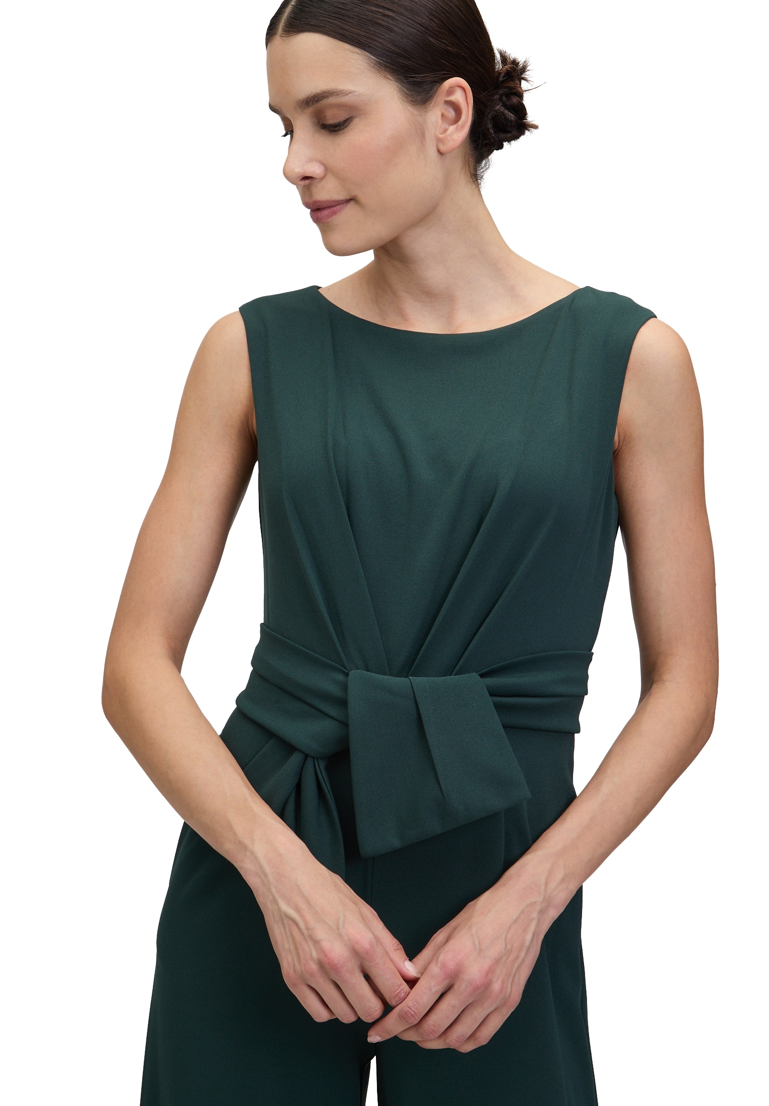 Vera Mont Overall »Vera Mont Jumpsuit mit weitem Bein«, (1 tlg.), Bunddetail
