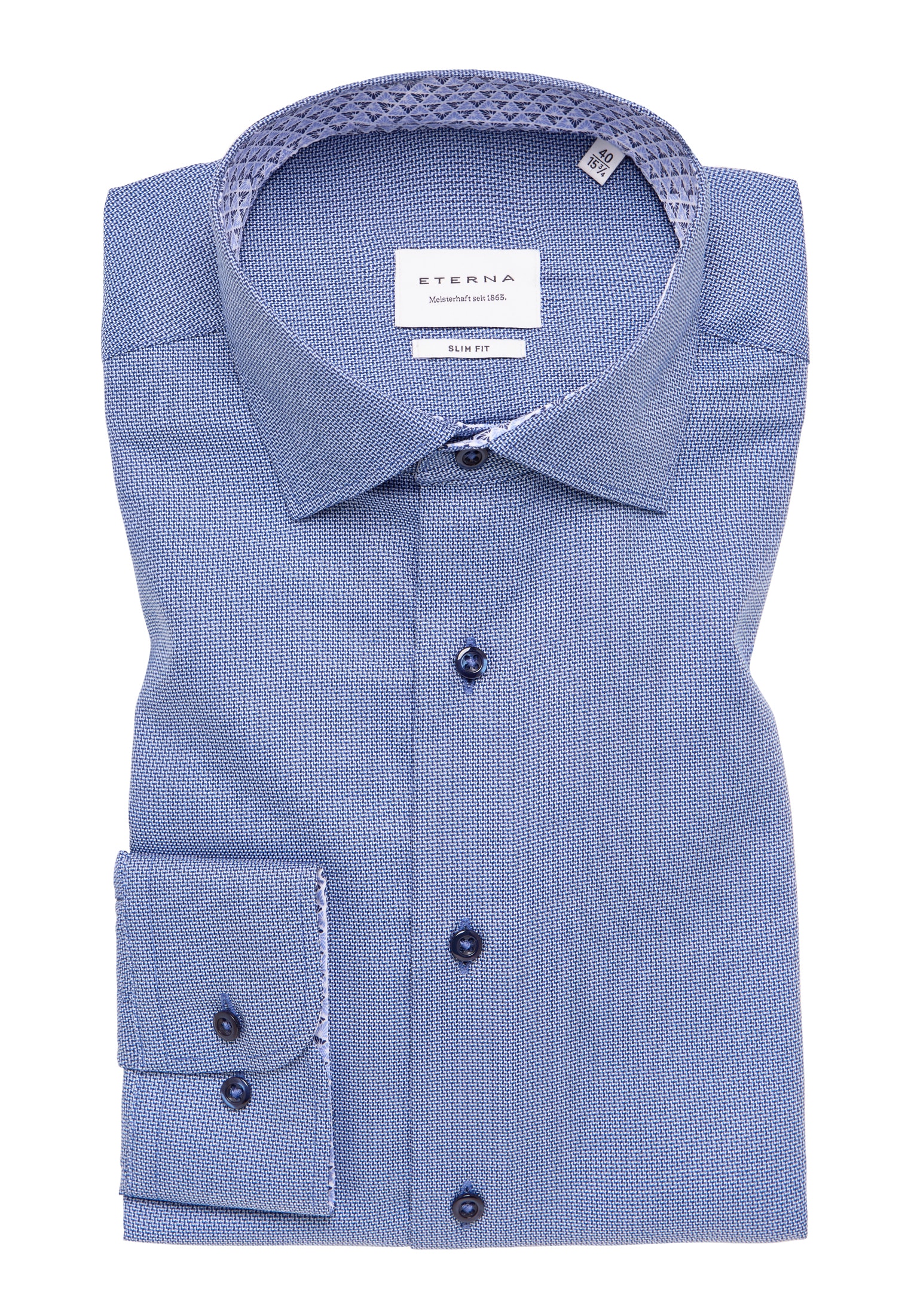 Eterna Langarmhemd »SLIM FIT« NON IRON (bügelfrei)