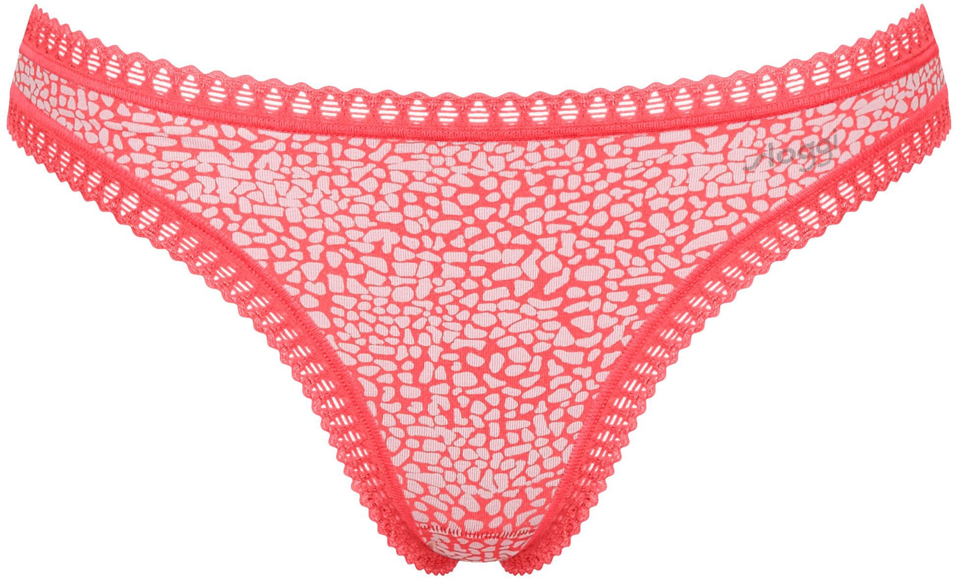 sloggi Slip »GO Crush String C3P«, (3er Pack), Spitzendetails