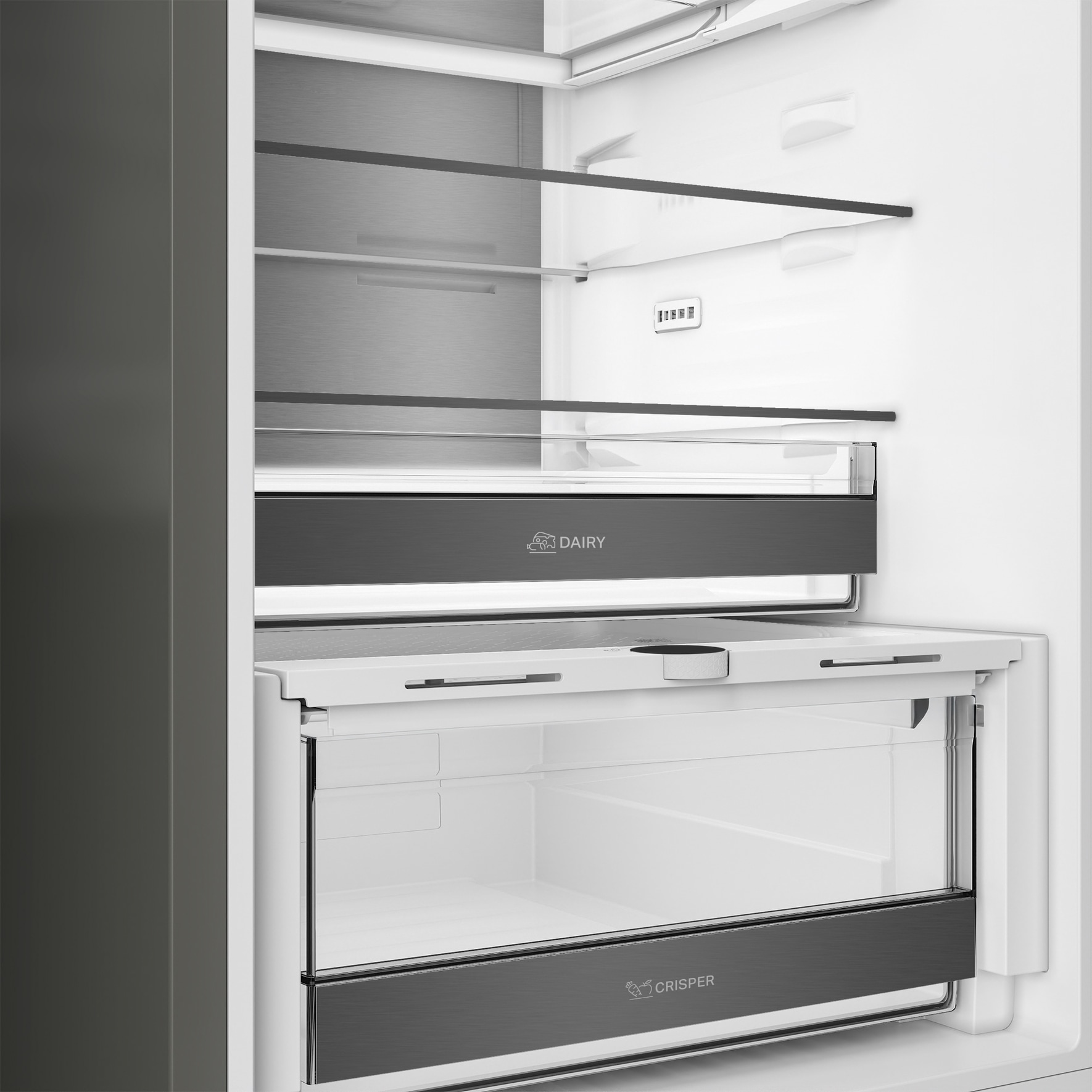 BAUKNECHT Kühl-/Gefrierkombination »KGDNF 20CD BL« 203,5 cm hoch 59,5 cm breit FreshShield
