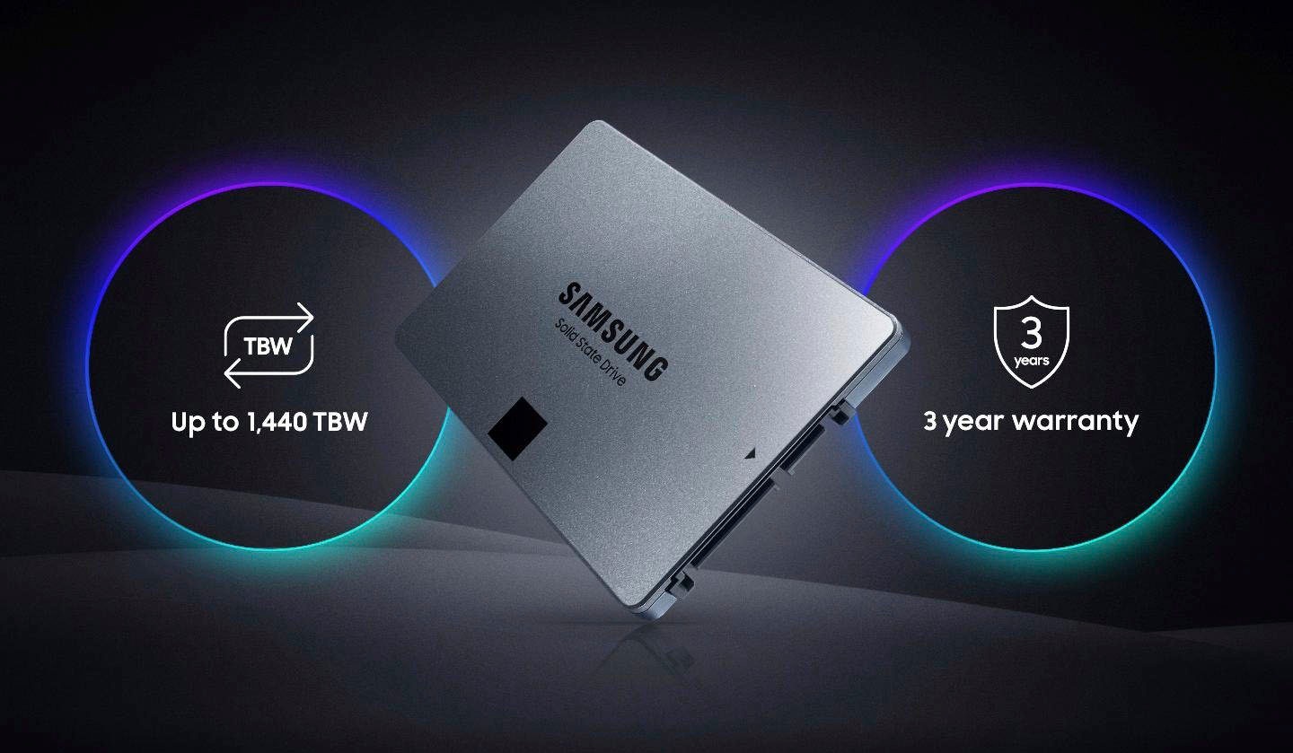 Samsung interne SSD »860 QVO«, 2,5 Zoll, Anschluss SATA III